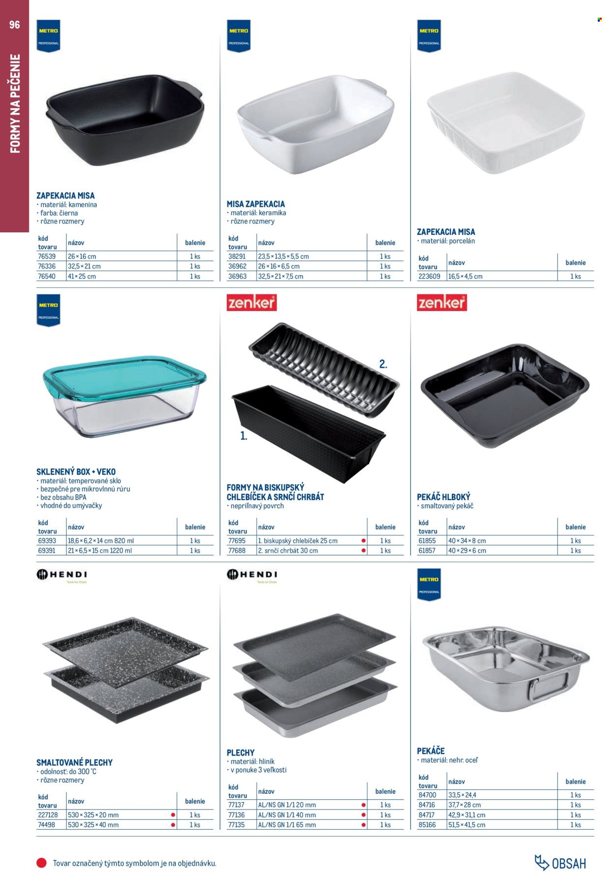 METRO leták - Gastro vybavenie a zariadenie (2025-02-01 - 2026-01-31) | 96