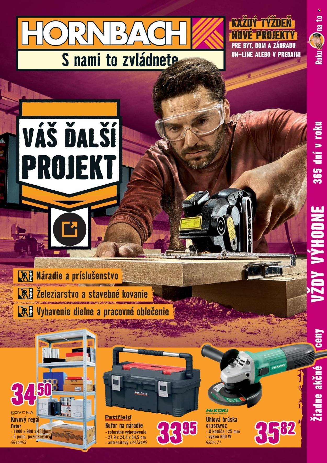 HORNBACH leták - Váš ďalší projekt - Náradie