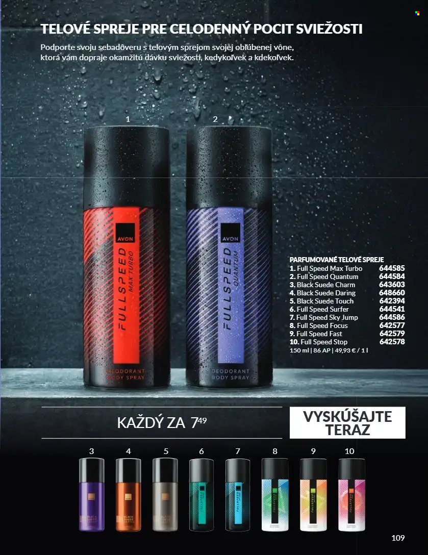 AVON leták - Od utorka 1.9.2026