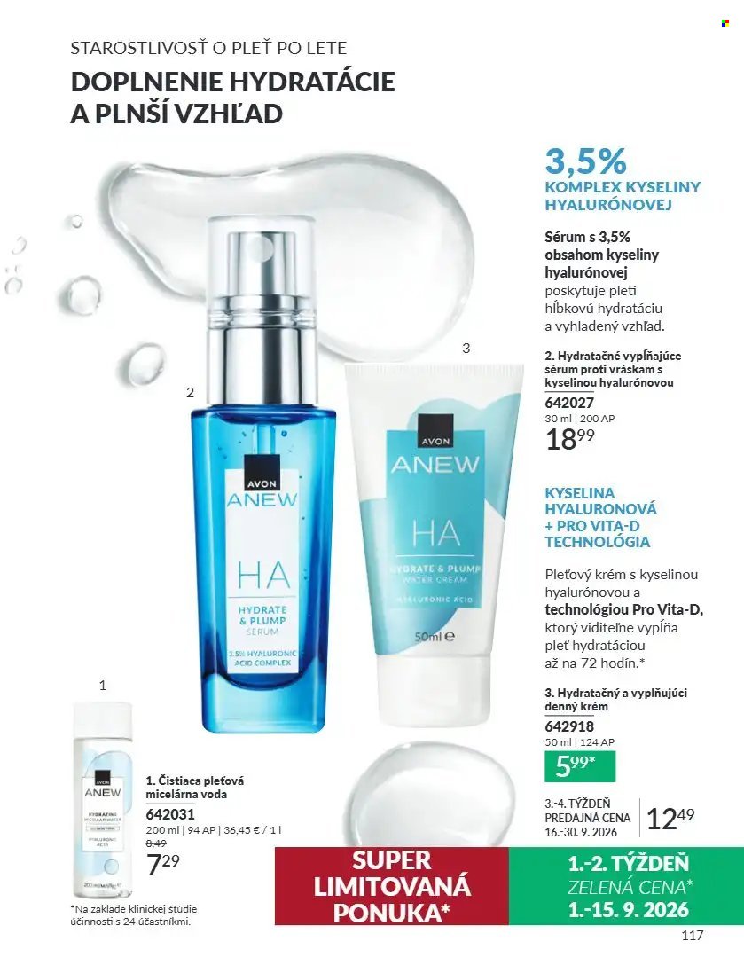 AVON leták - Od utorka 1.9.2026