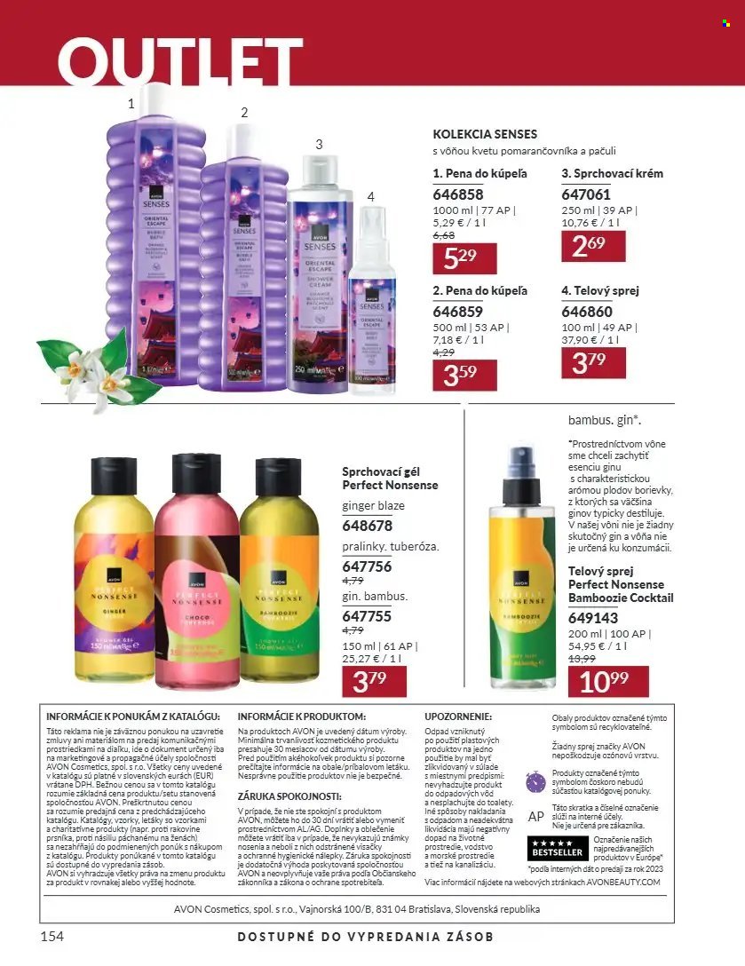 AVON leták - Od utorka 1.9.2026