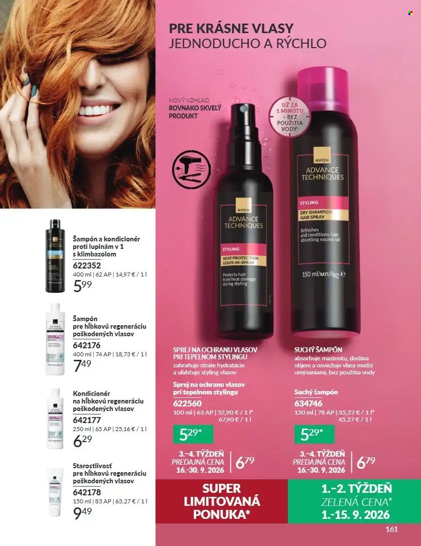 AVON leták - Od utorka 1.9.2026