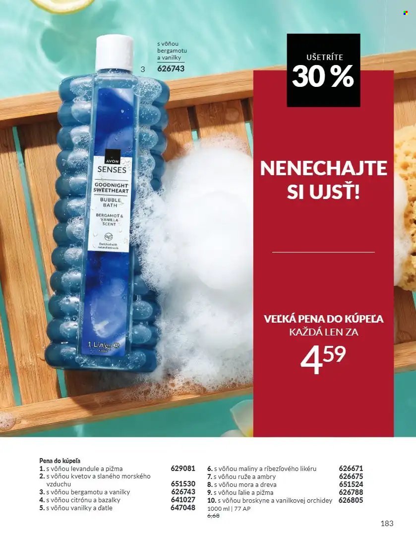 AVON leták - Od utorka 1.9.2026