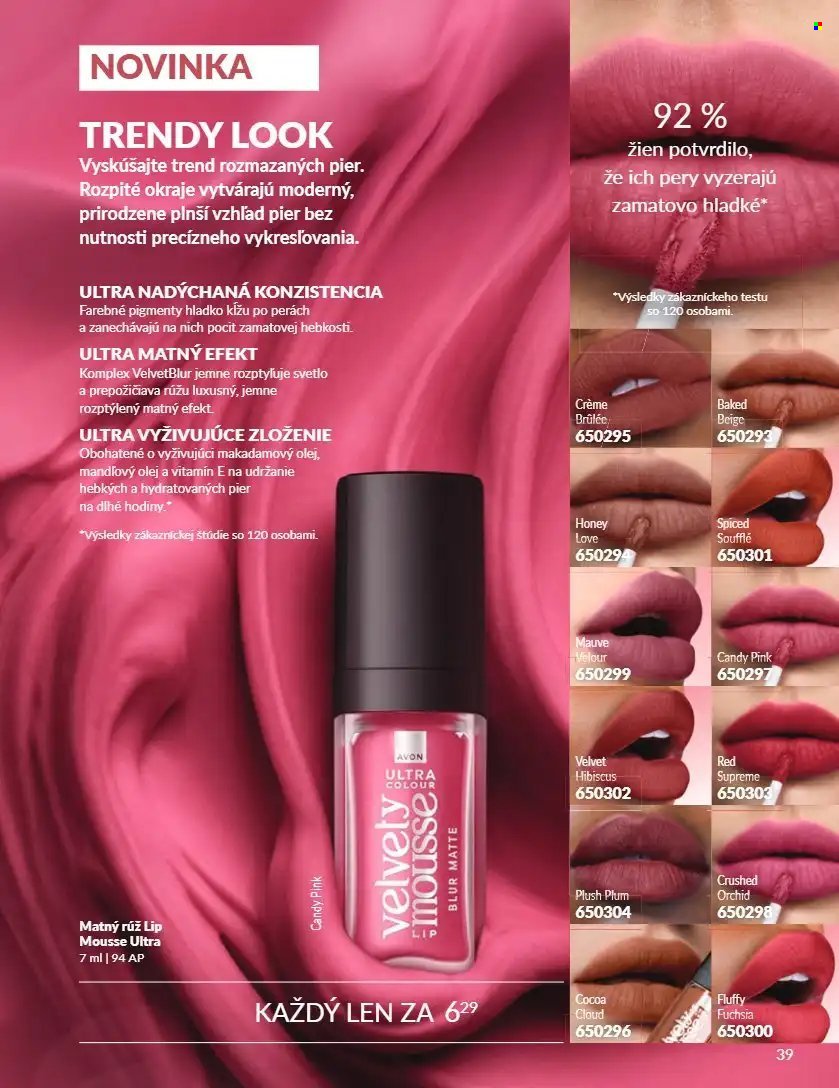 AVON leták - Od utorka 1.9.2026
