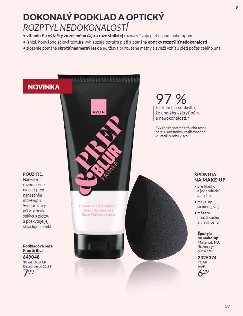 AVON leták - Od utorka 1.9.2026