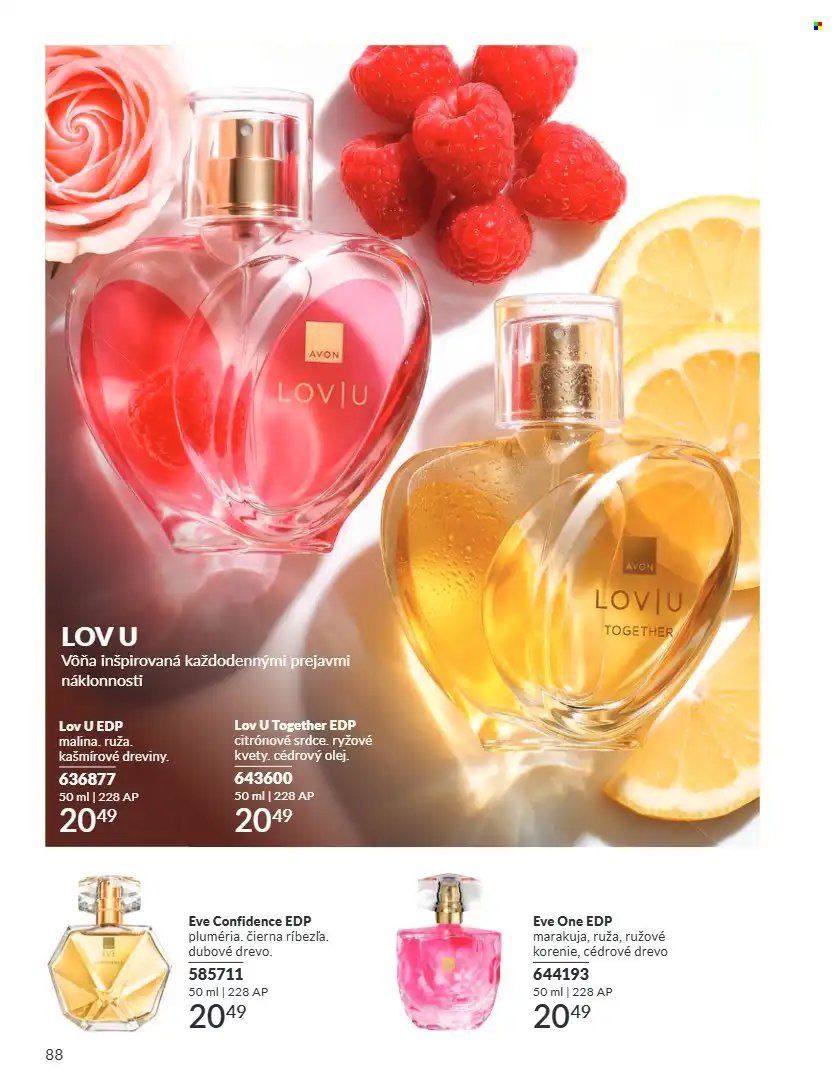 AVON leták - Od utorka 1.9.2026