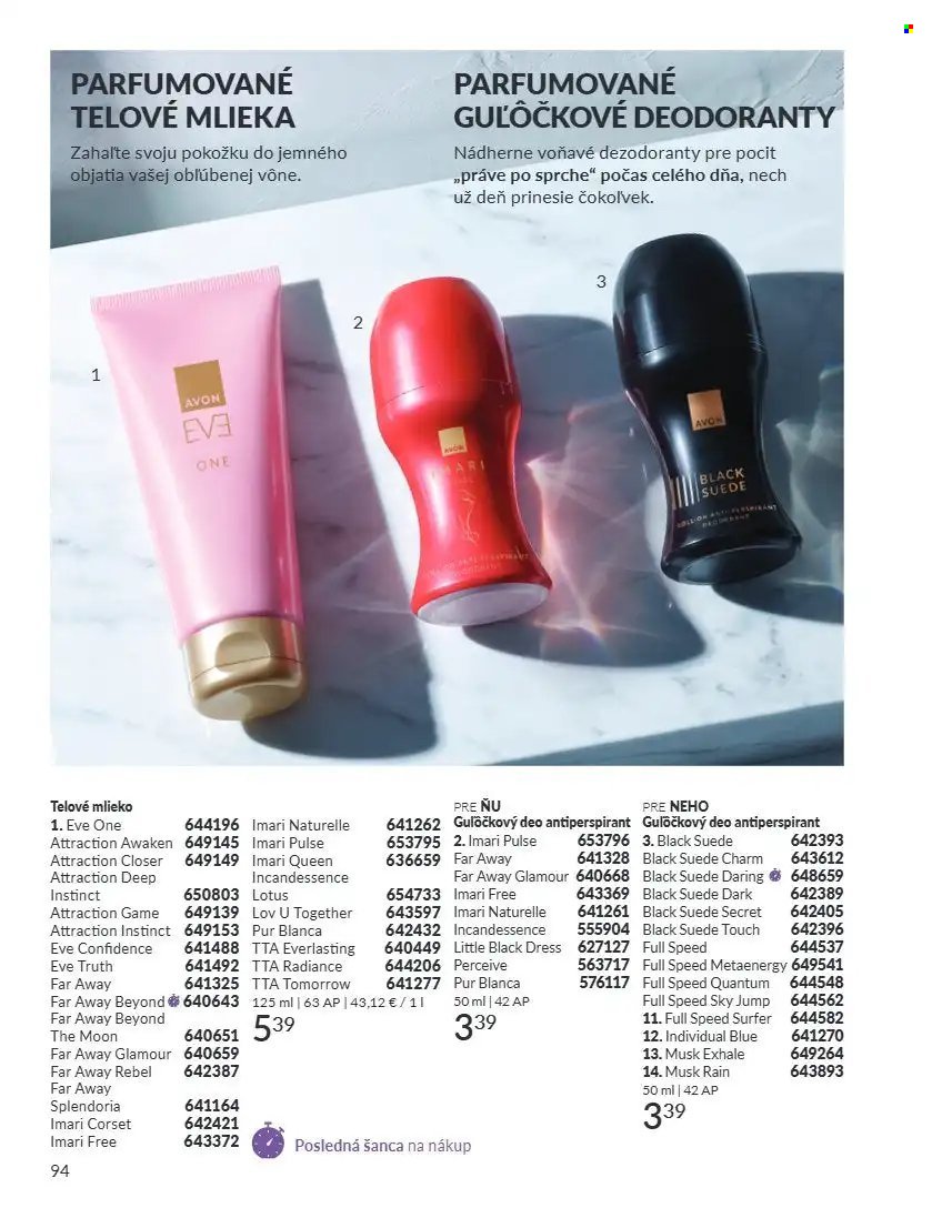 AVON leták - Od utorka 1.9.2026