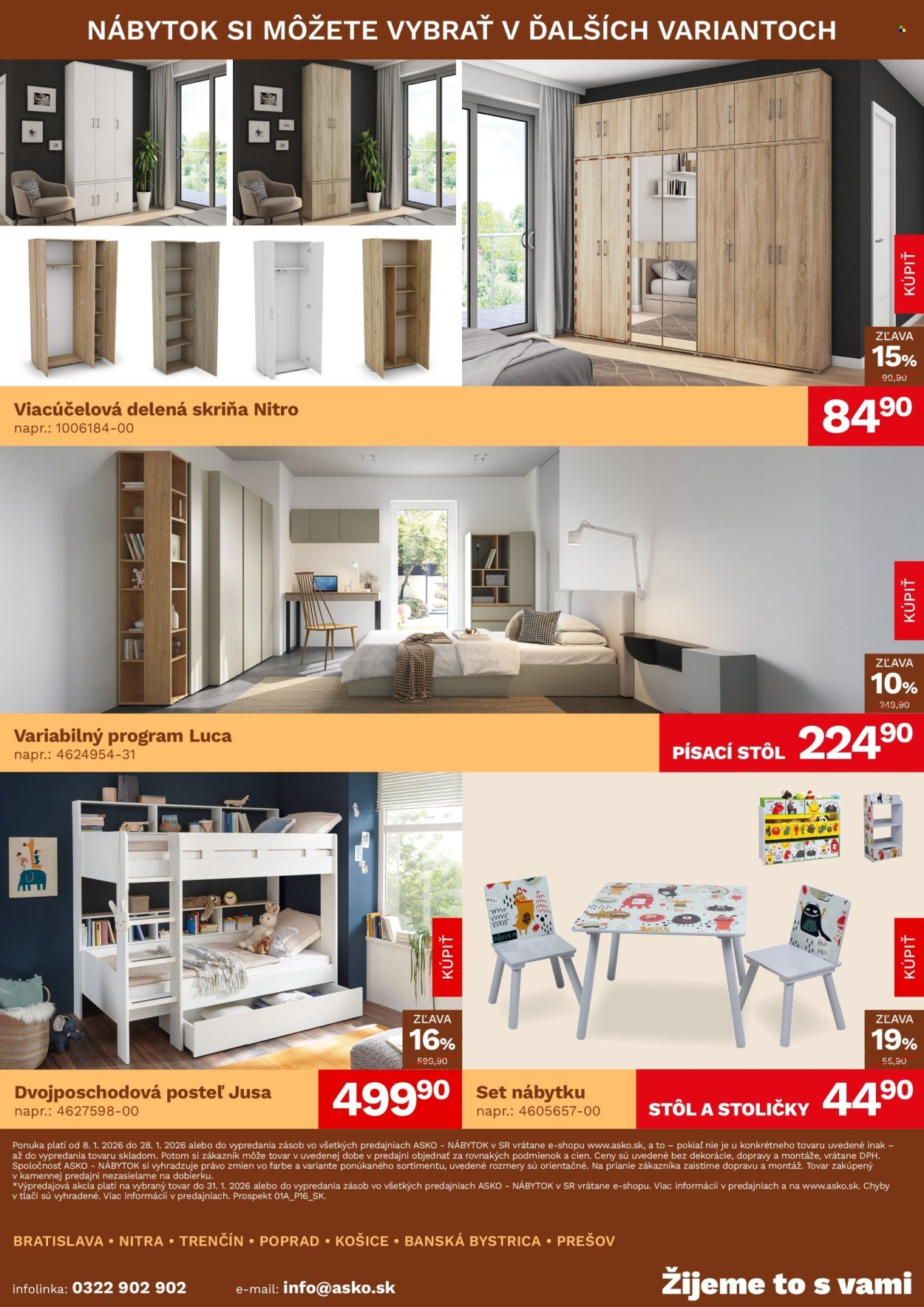 ASKO NÁBYTOK leták - Akčná ponuka (2026-01-08 - 2026-01-28) | 4