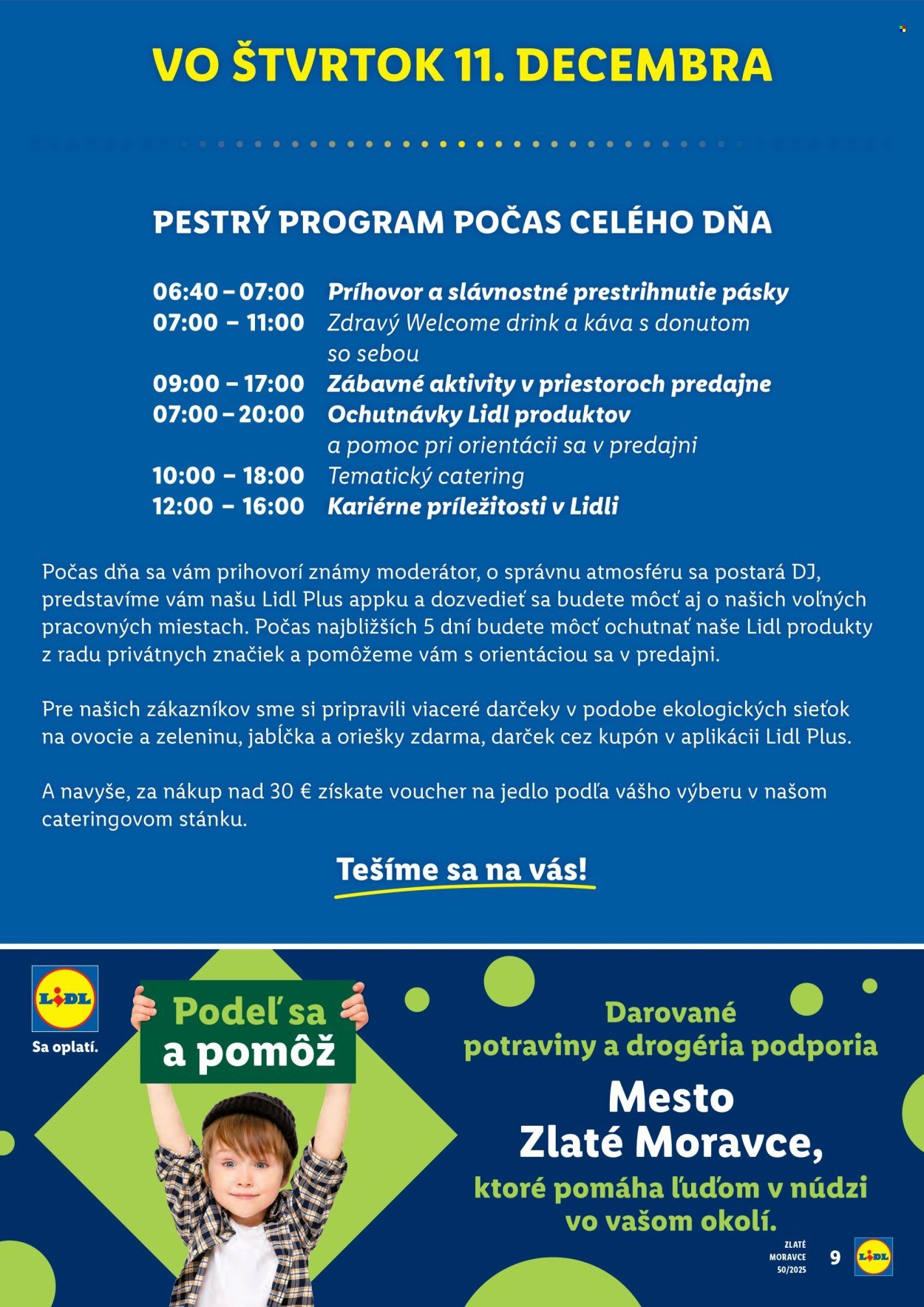 LIDL leták - Nová predajňa v Zlatých Moravciach (2025-12-11 - 2025-12-14) | 9