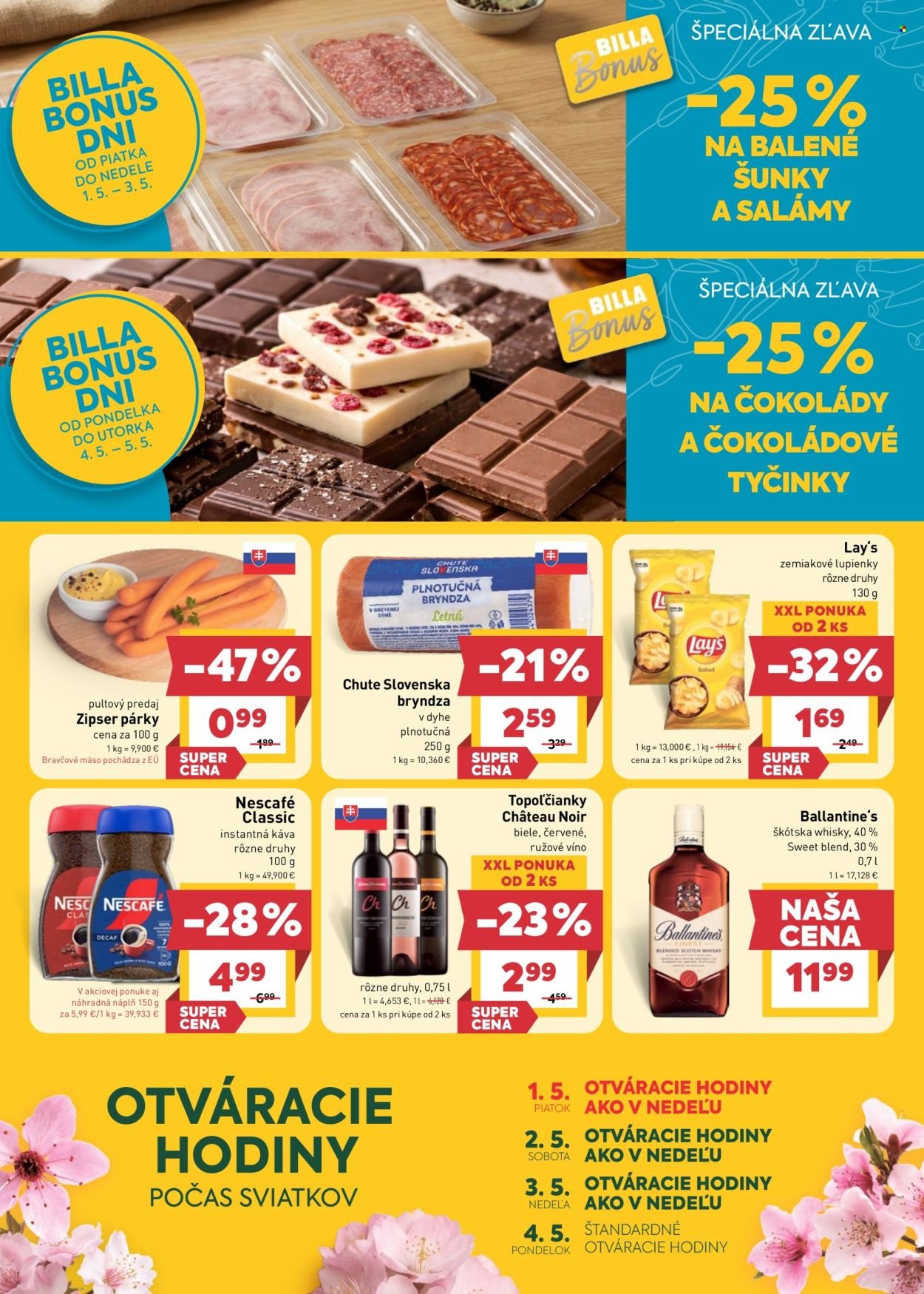 BILLA leták - Od stredy 29.4.2026 (2026-04-29 - 2026-05-05) | 2