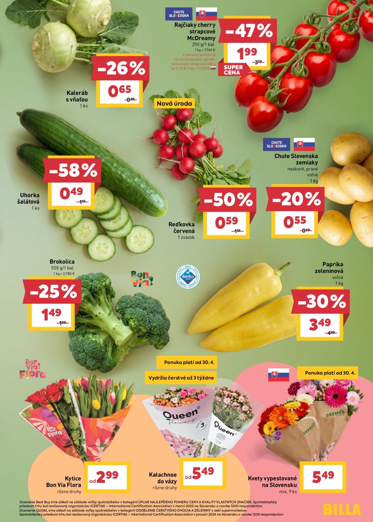 BILLA leták - Od stredy 29.4.2026 (2026-04-29 - 2026-05-05) | 5