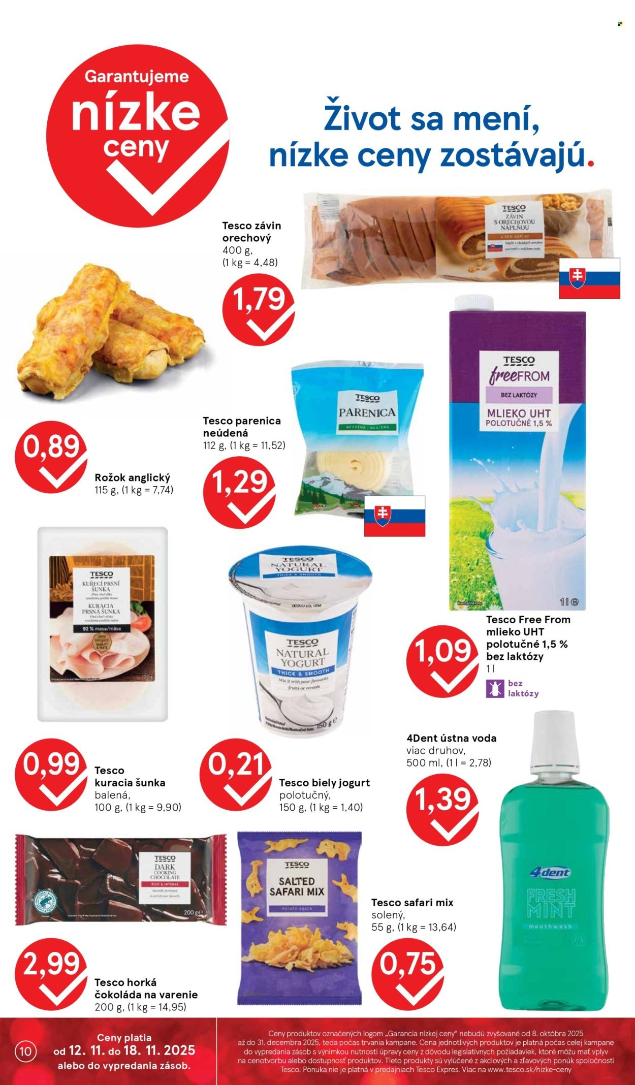 TESCO leták - Od stredy 12.11.2025 (2025-11-12 - 2025-11-18) | 10