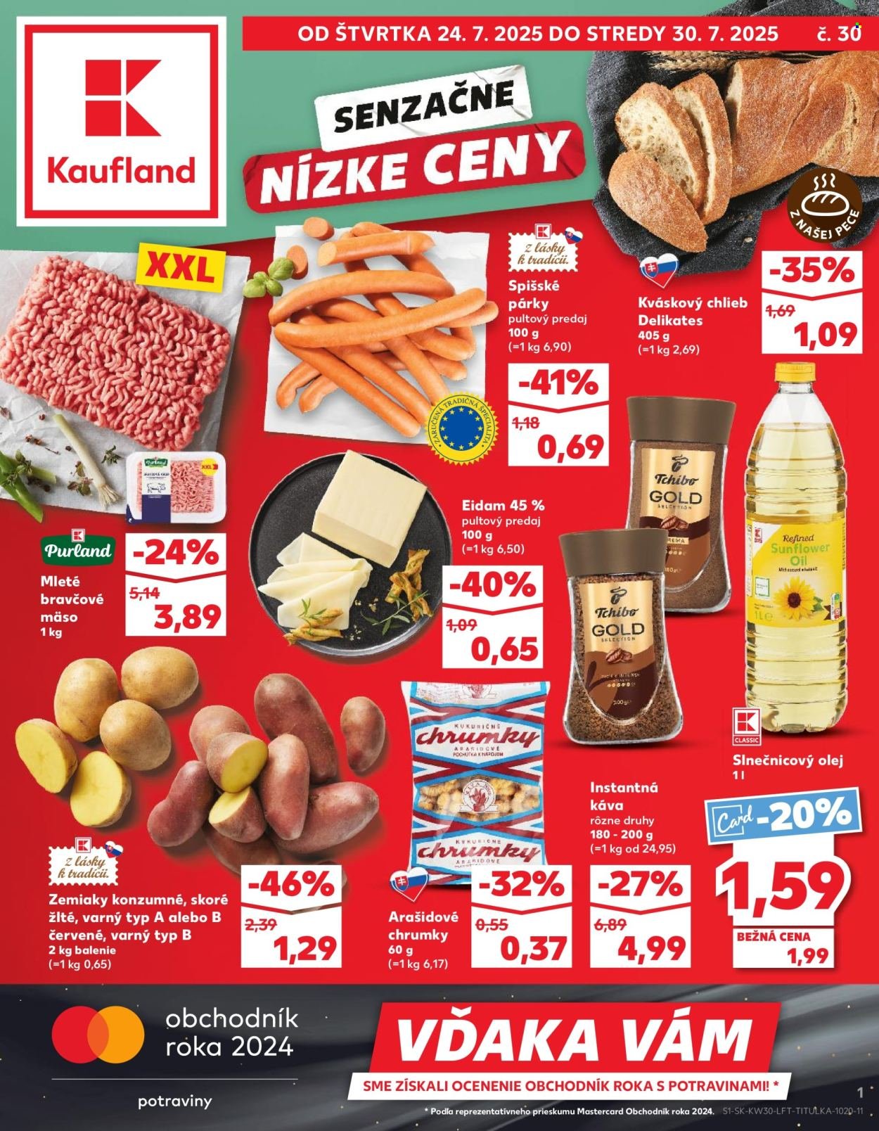 KAUFLAND leták - Od štvrtka 24.7.2025 (2025-07-24 - 2025-07-30) | 1