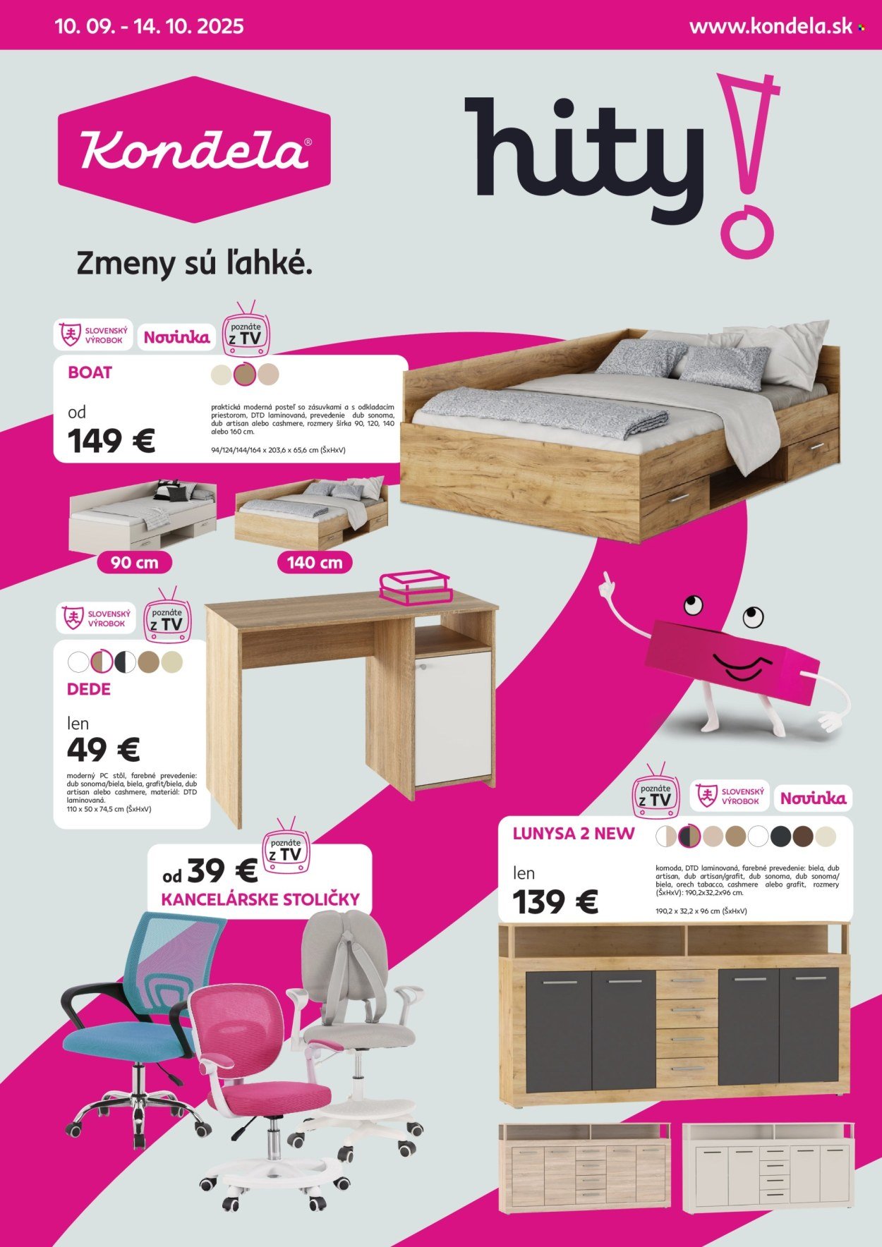 KONDELA leták - hity! (2025-09-10 - 2025-10-14) | 1