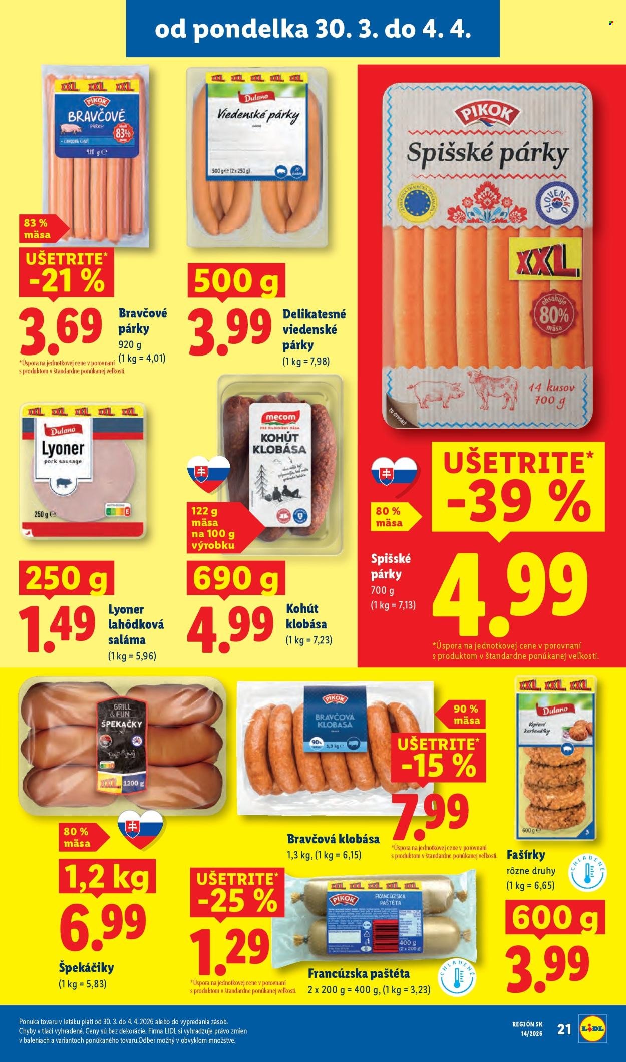 LIDL leták - Od pondelka 30.3.2026 (2026-03-30 - 2026-04-04) | 25