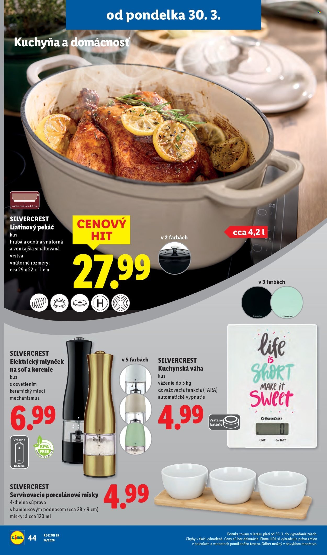 LIDL leták - Od pondelka 30.3.2026 (2026-03-30 - 2026-04-04) | 62