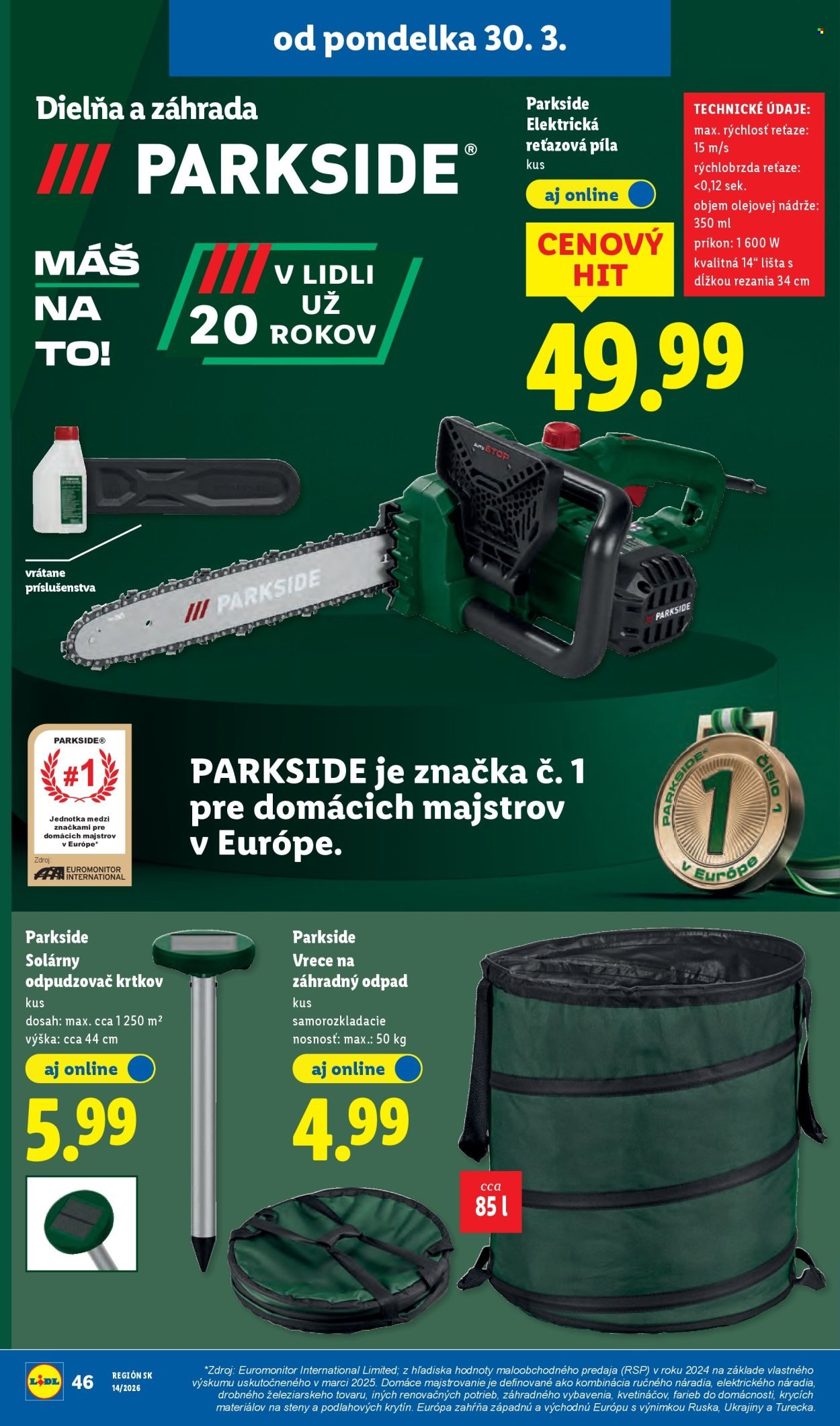 LIDL leták - Od pondelka 30.3.2026 (2026-03-30 - 2026-04-04) | 66
