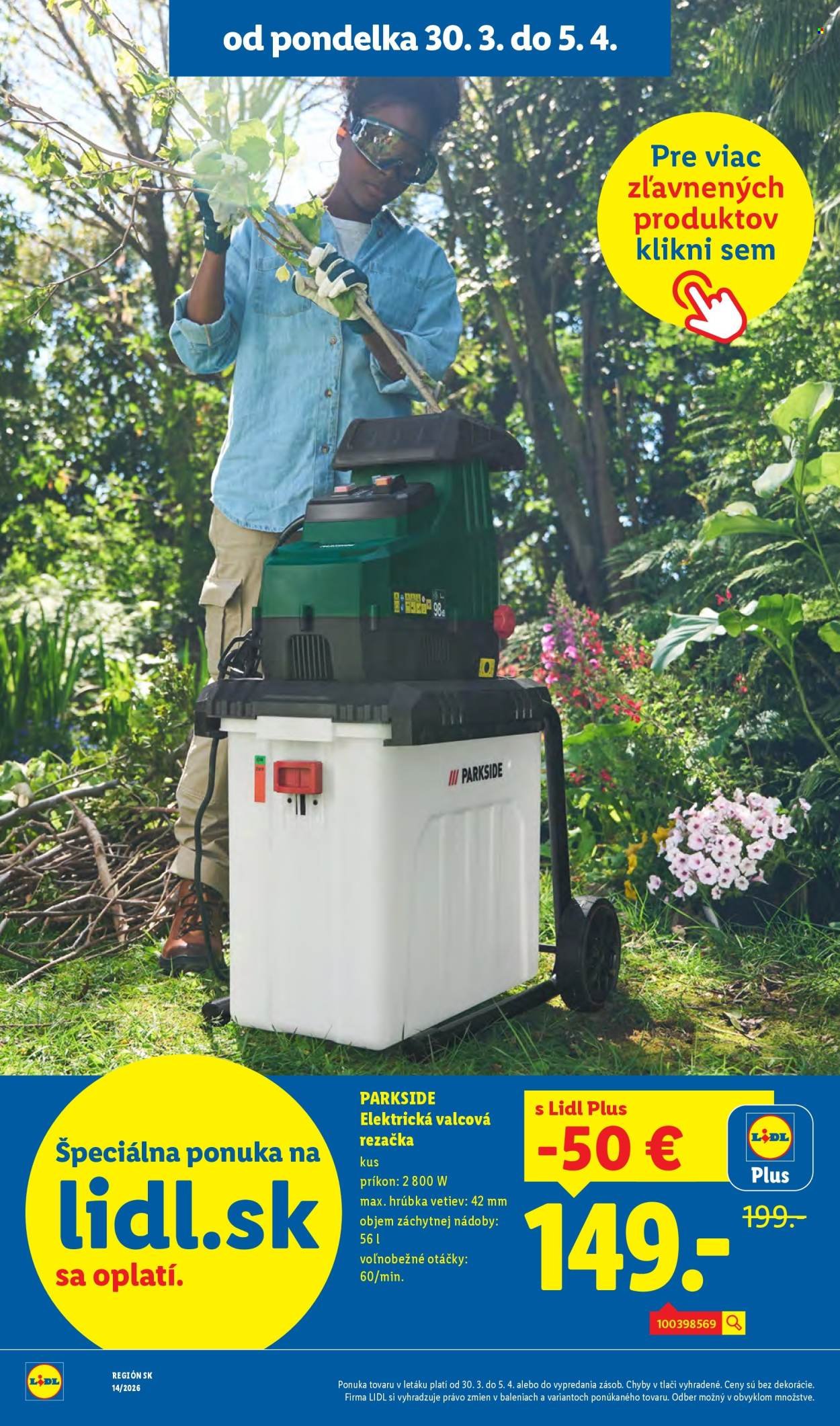 LIDL leták - Od pondelka 30.3.2026 (2026-03-30 - 2026-04-04) | 70