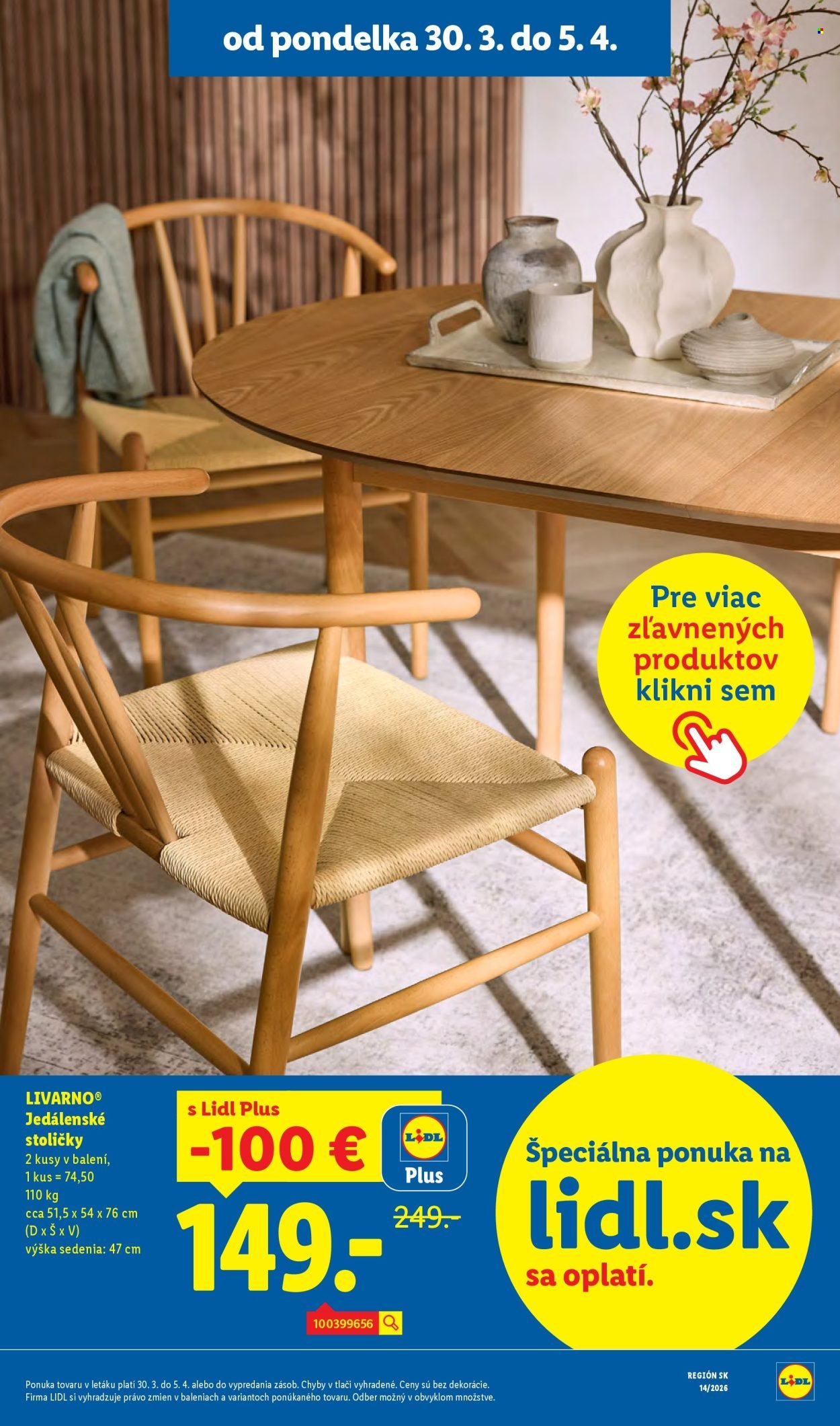 LIDL leták - Od pondelka 30.3.2026 (2026-03-30 - 2026-04-04) | 71