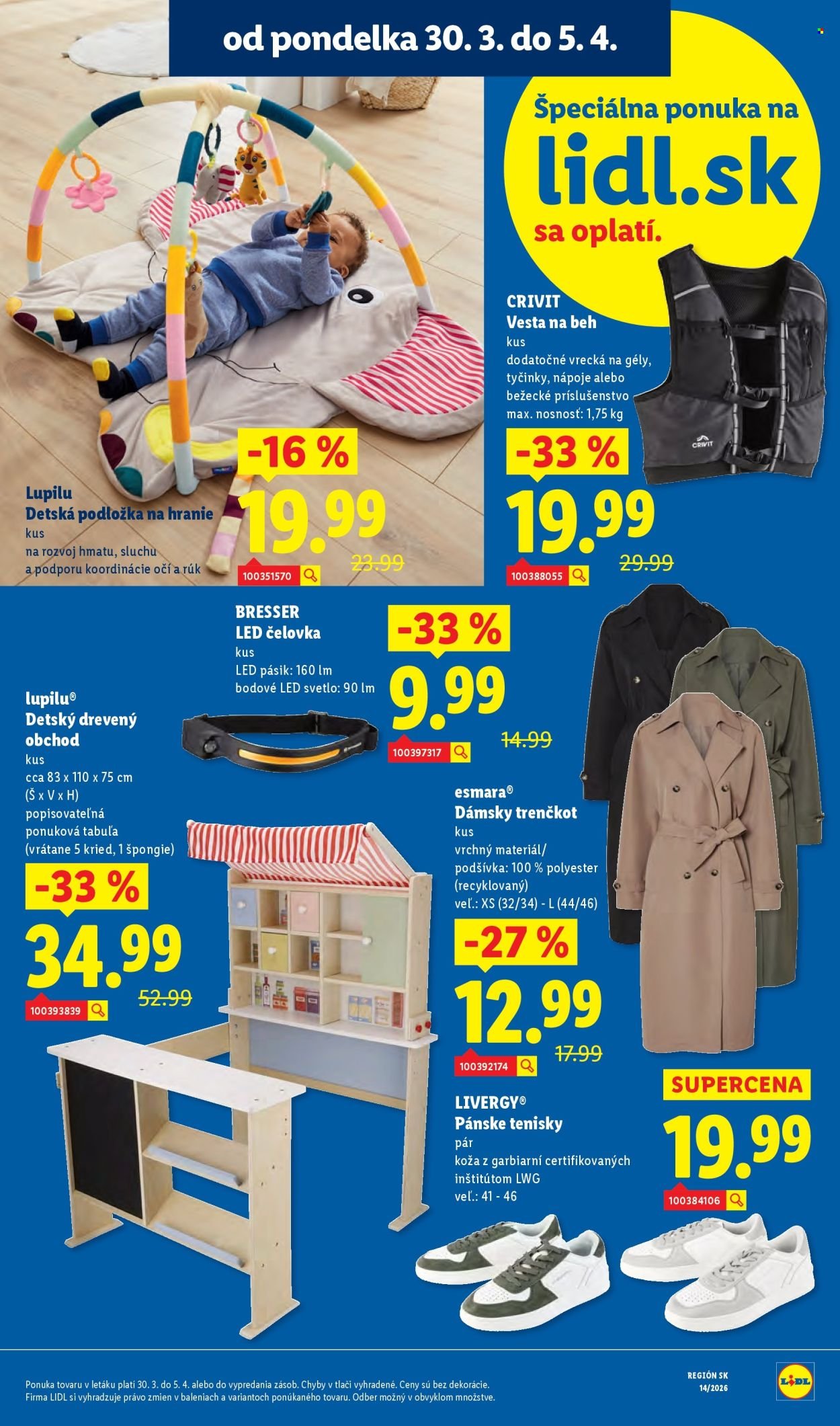 LIDL leták - Od pondelka 30.3.2026 (2026-03-30 - 2026-04-04) | 72