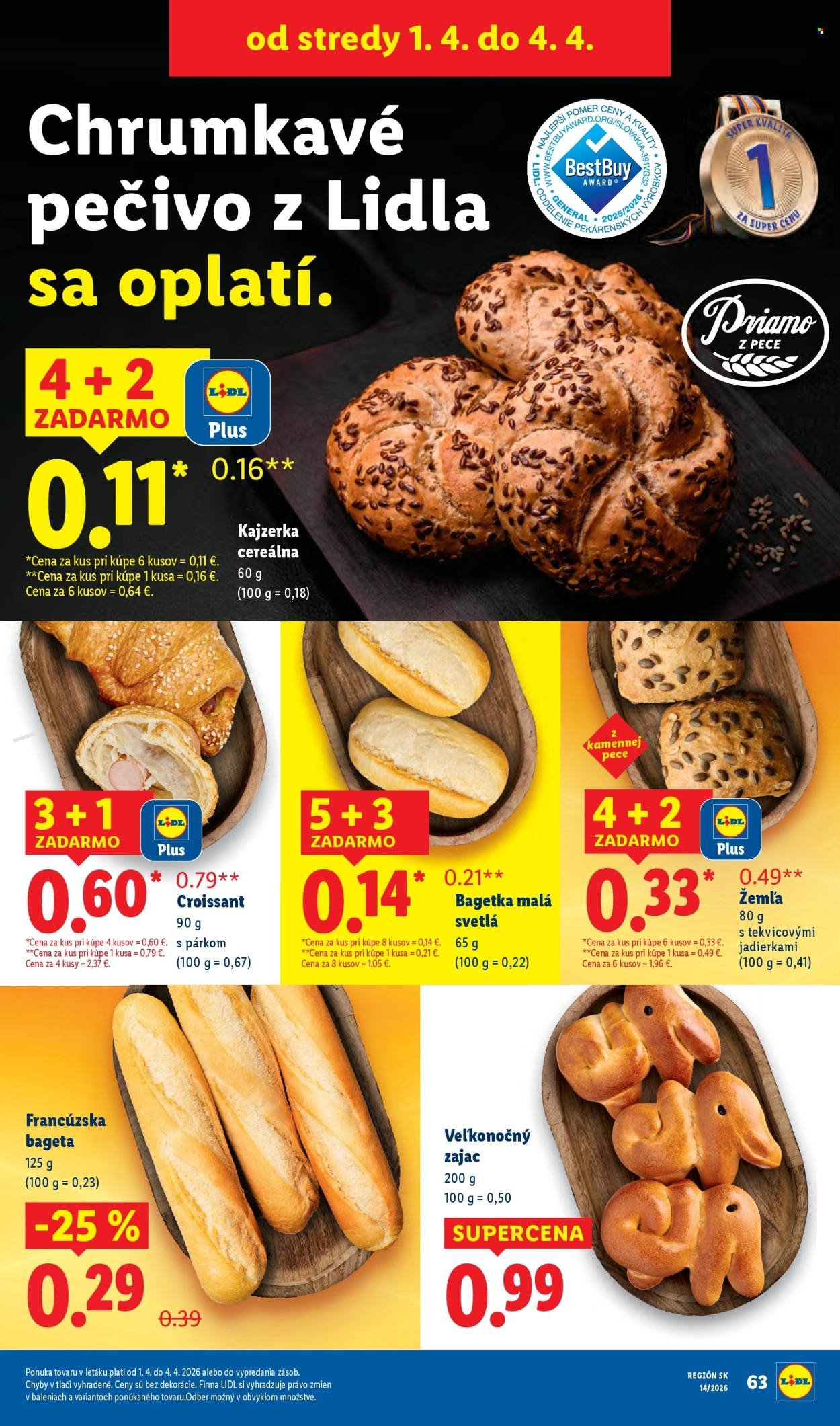 LIDL leták - Od pondelka 30.3.2026 (2026-03-30 - 2026-04-04) | 79