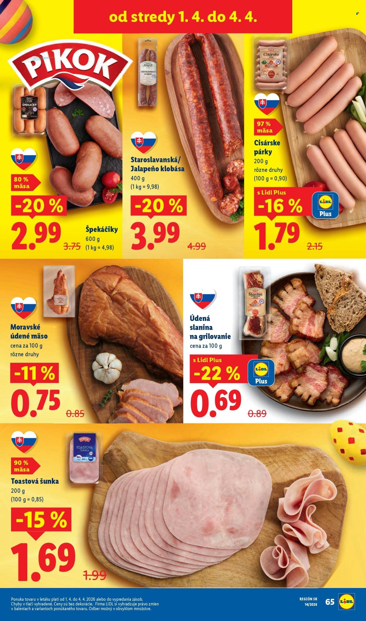 LIDL leták - Od pondelka 30.3.2026 (2026-03-30 - 2026-04-04) | 81