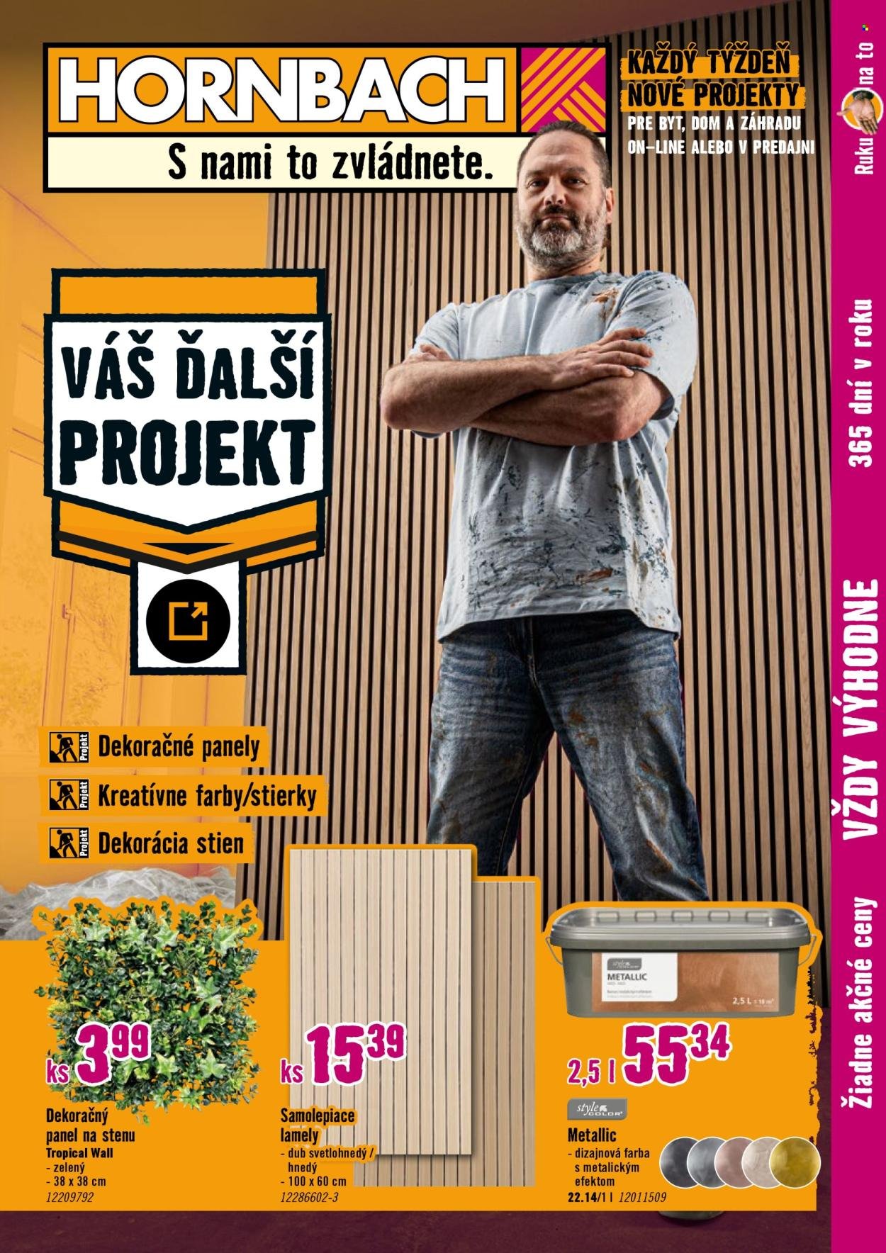 HORNBACH leták - Váš ďalší projekt - Dekorácie