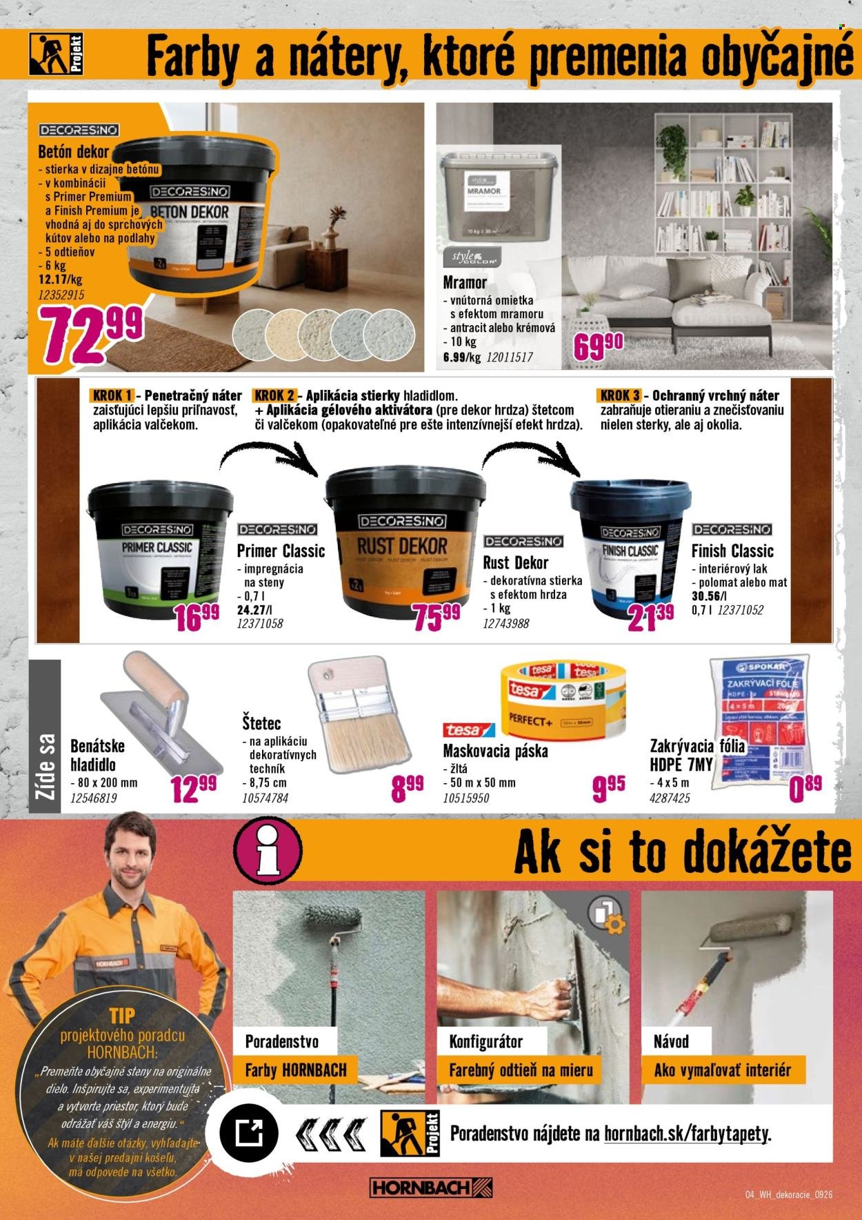 HORNBACH leták - Váš ďalší projekt - Dekorácie