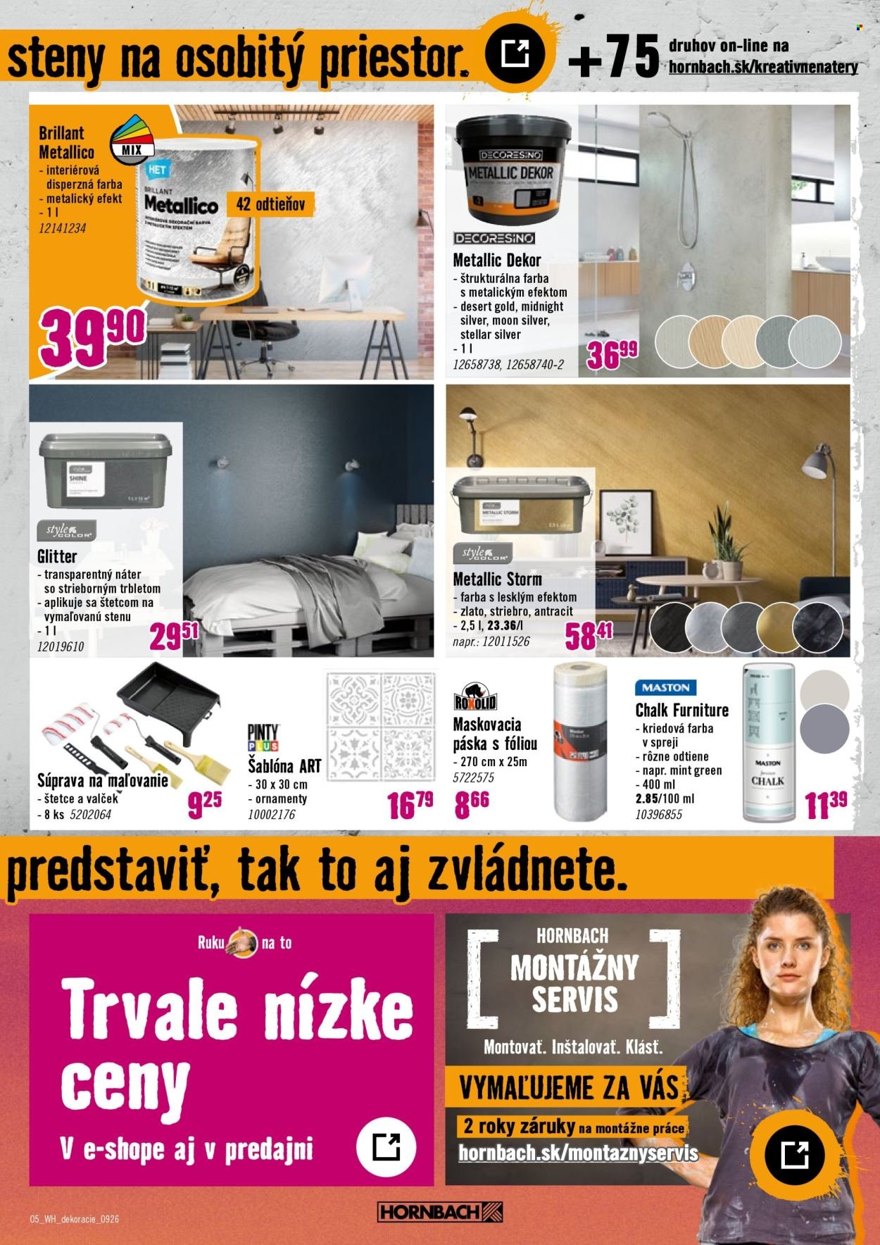 HORNBACH leták - Váš ďalší projekt - Dekorácie