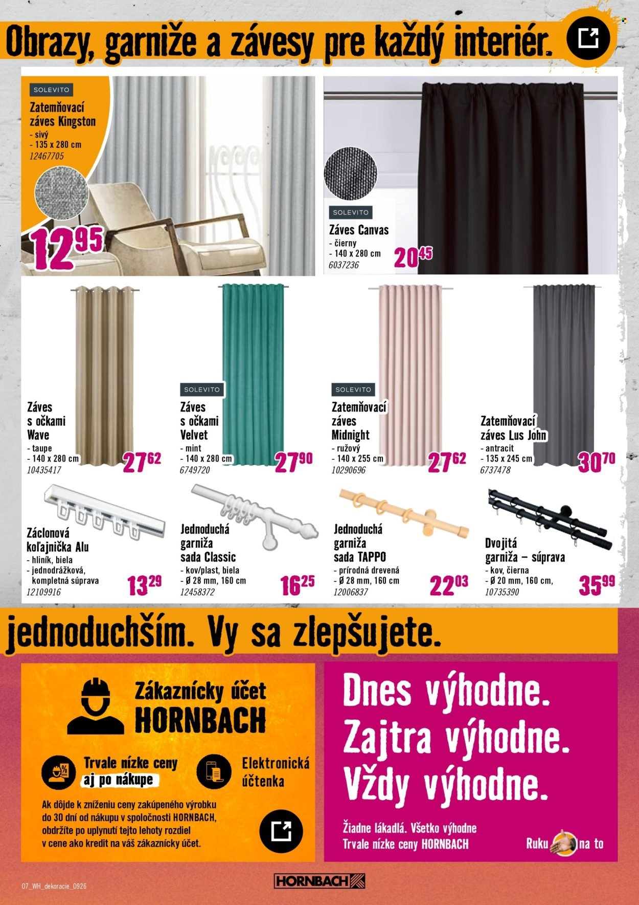 HORNBACH leták - Váš ďalší projekt - Dekorácie