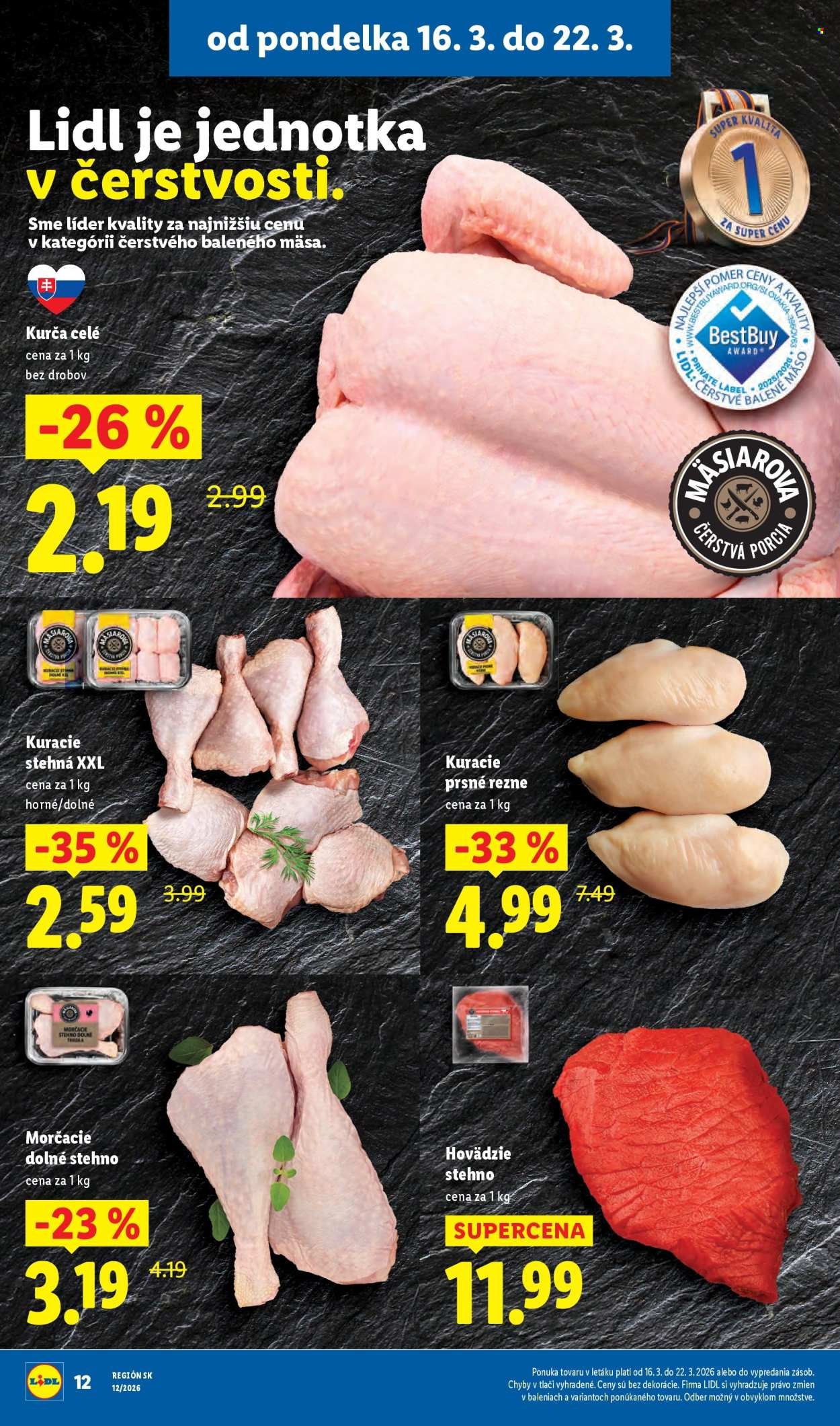 LIDL leták - Od pondelka 16.3.2026 (2026-03-16 - 2026-03-22) | 16