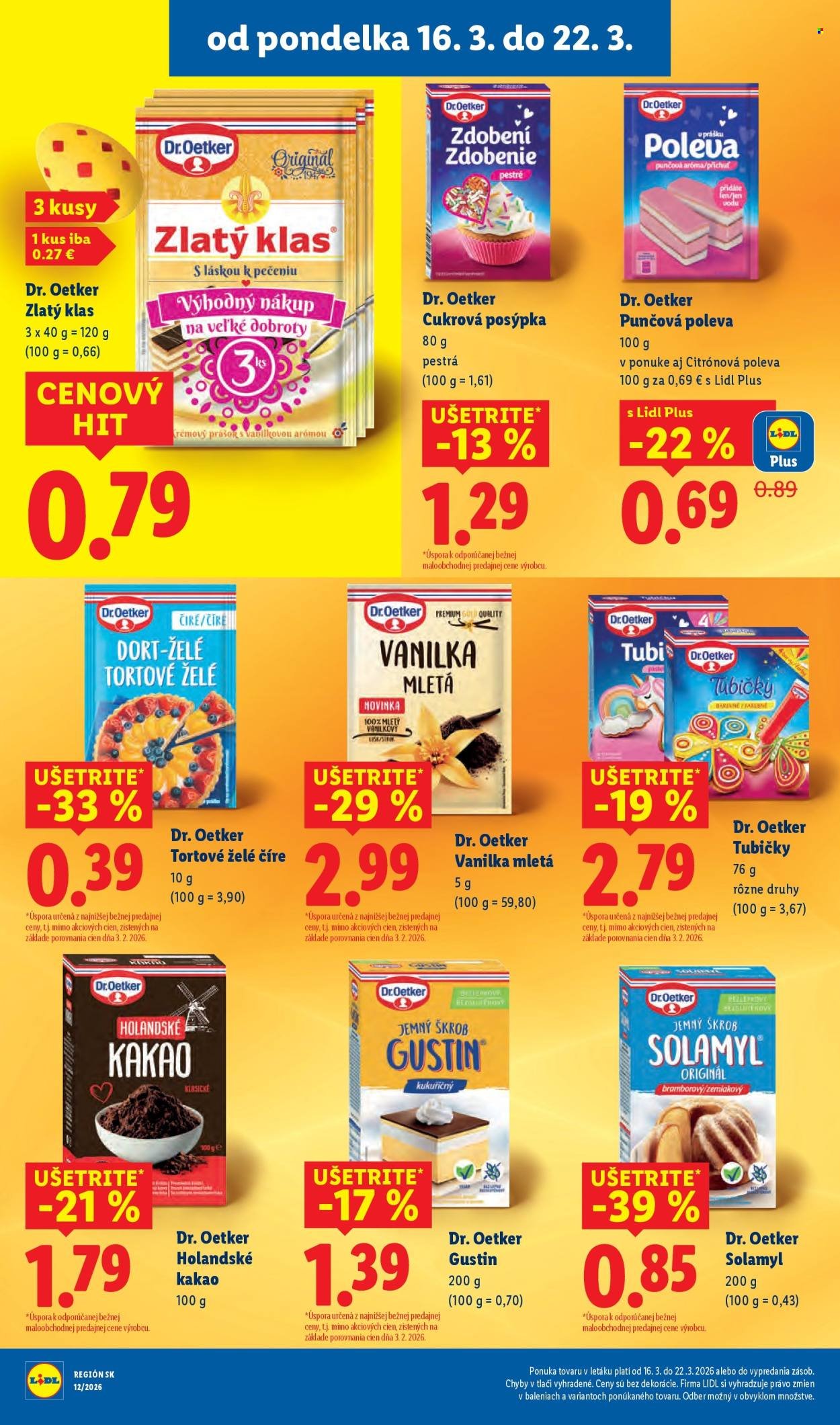 LIDL leták - Od pondelka 16.3.2026 (2026-03-16 - 2026-03-22) | 50