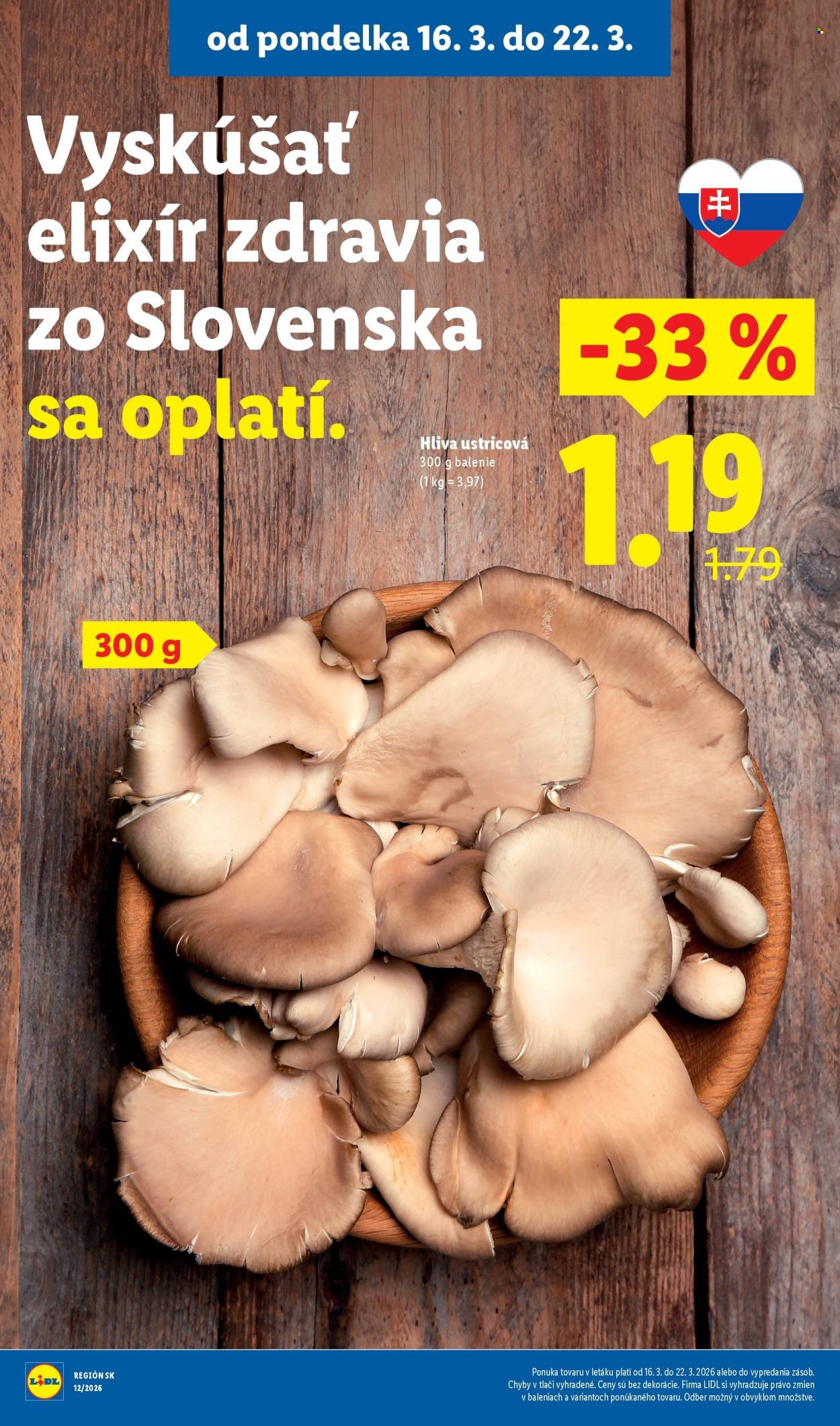 LIDL leták - Od pondelka 16.3.2026 (2026-03-16 - 2026-03-22) | 54