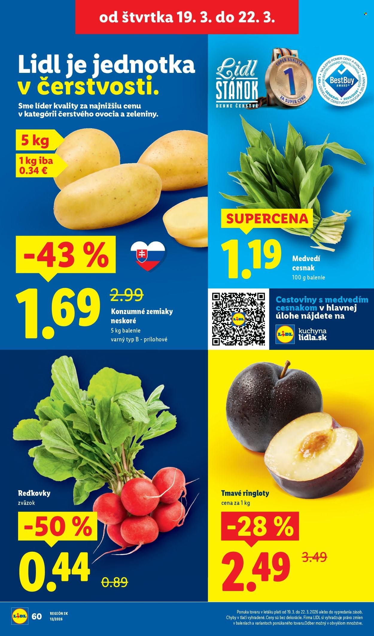 LIDL leták - Od pondelka 16.3.2026 (2026-03-16 - 2026-03-22) | 74