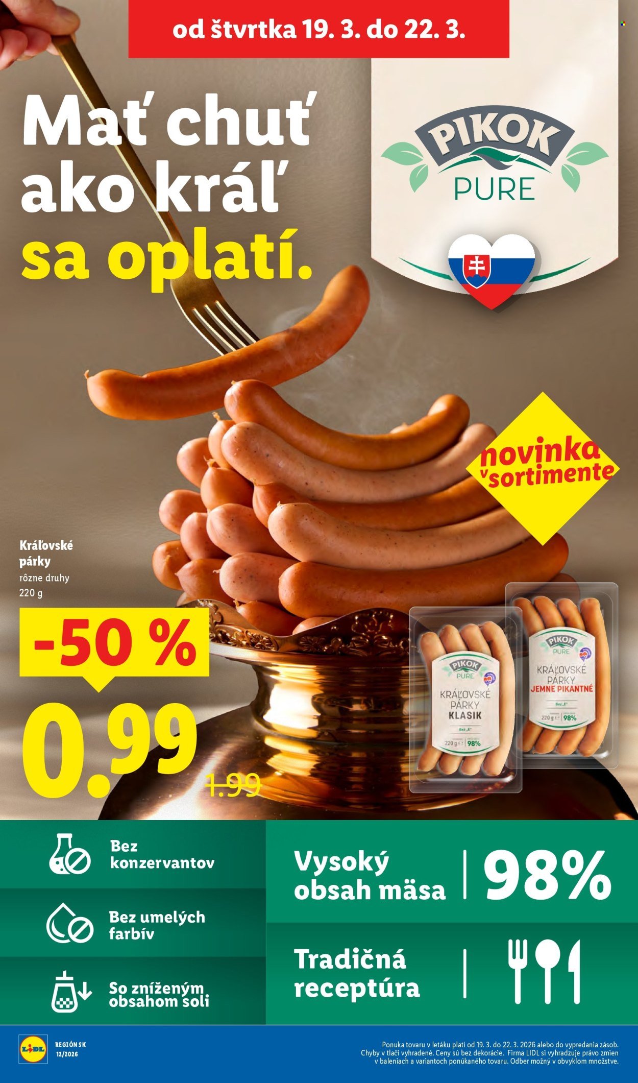 LIDL leták - Od pondelka 16.3.2026 (2026-03-16 - 2026-03-22) | 77