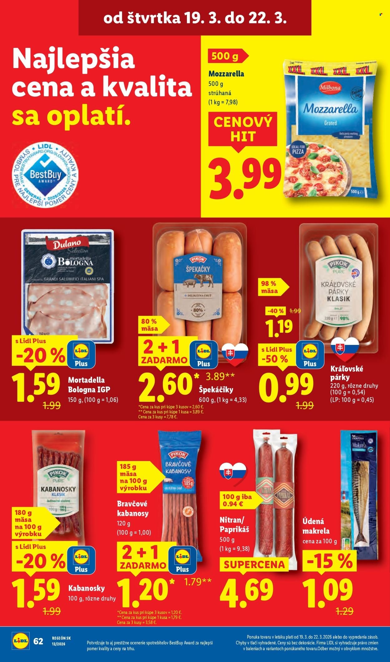LIDL leták - Od pondelka 16.3.2026 (2026-03-16 - 2026-03-22) | 78