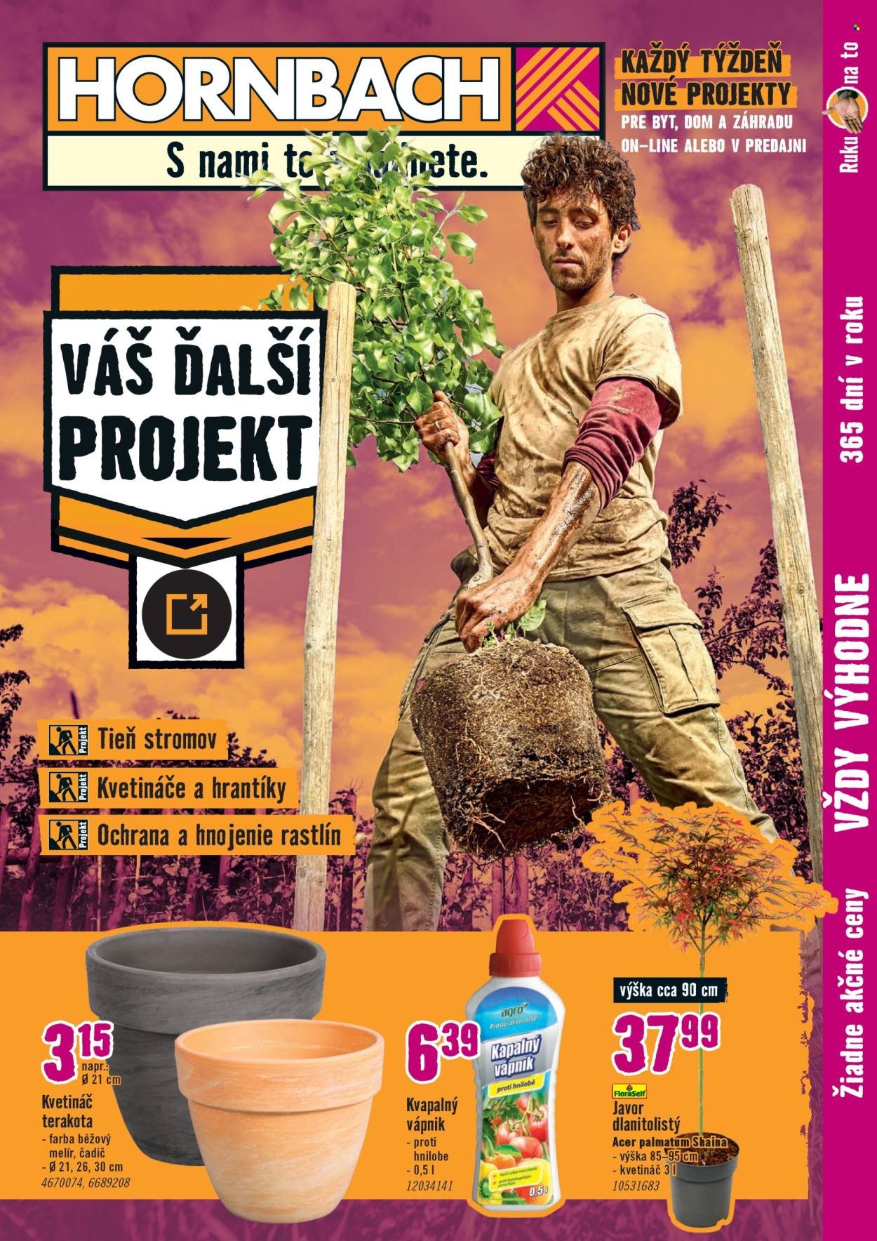 HORNBACH leták - Váš ďalší projekt - Vonkajšie rastliny
