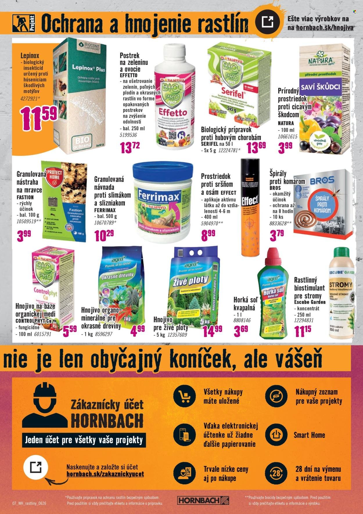 HORNBACH leták - Váš ďalší projekt - Vonkajšie rastliny