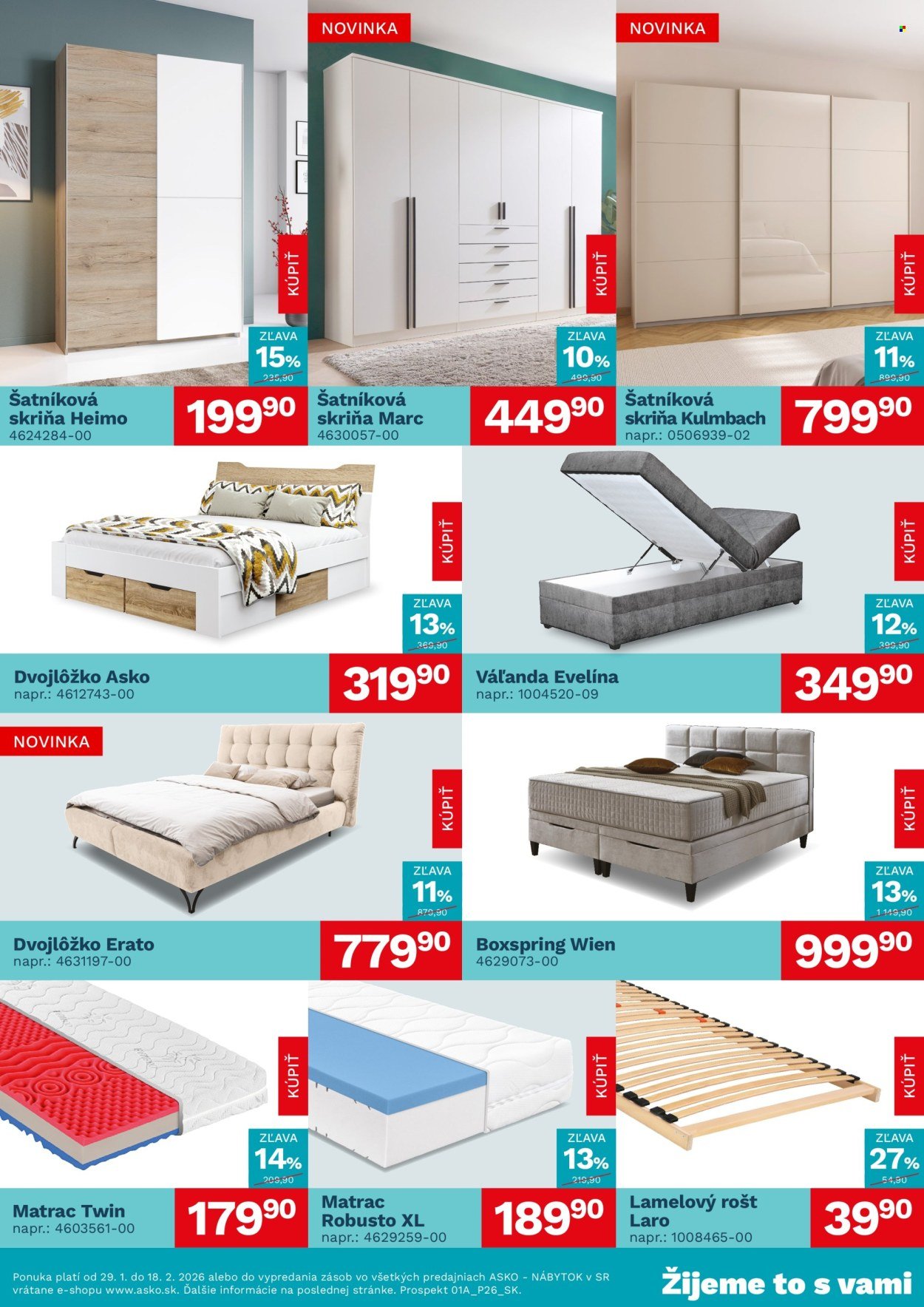 ASKO NÁBYTOK leták - Akčná ponuka (2026-01-29 - 2026-02-18) | 3