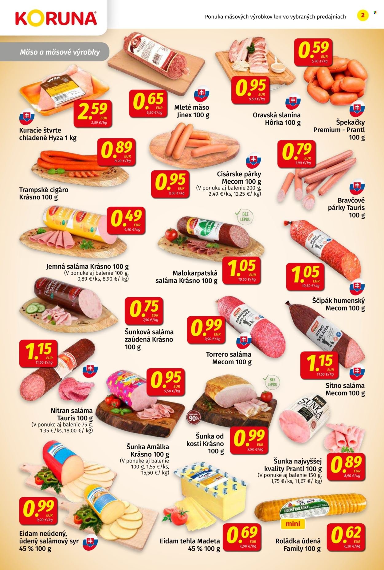 POTRAVINY KORUNA leták - Od piatka 10.4.2026 (2026-04-10 - 2026-04-22) | 2