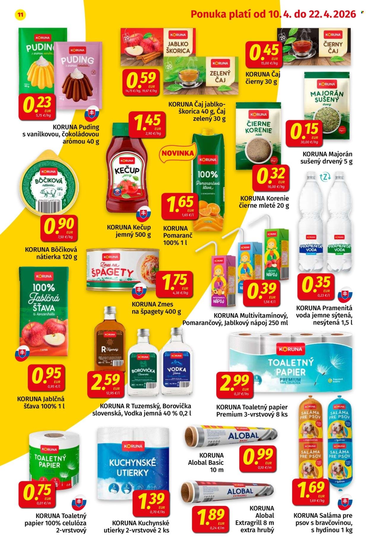 POTRAVINY KORUNA leták - Od piatka 10.4.2026 (2026-04-10 - 2026-04-22) | 11