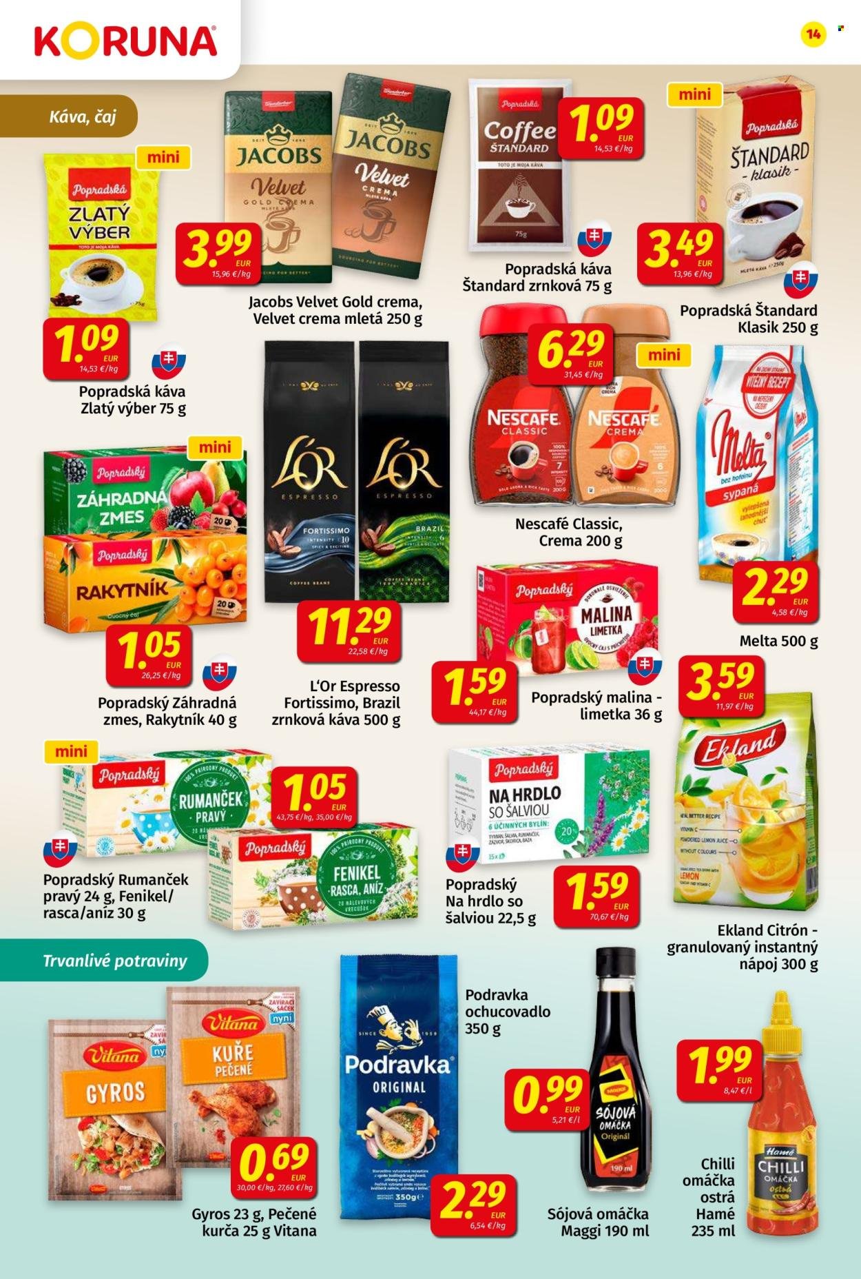 POTRAVINY KORUNA leták - Od piatka 10.4.2026 (2026-04-10 - 2026-04-22) | 14