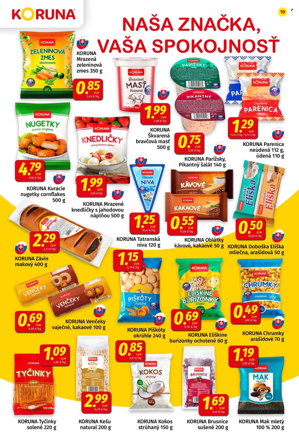 POTRAVINY KORUNA leták - Od piatka 10.4.2026 (2026-04-10 - 2026-04-22) | 10