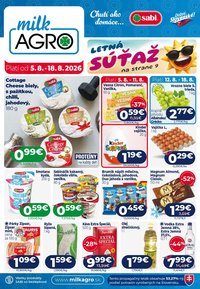 MILK AGRO leták - Od stredy 5.8.2026