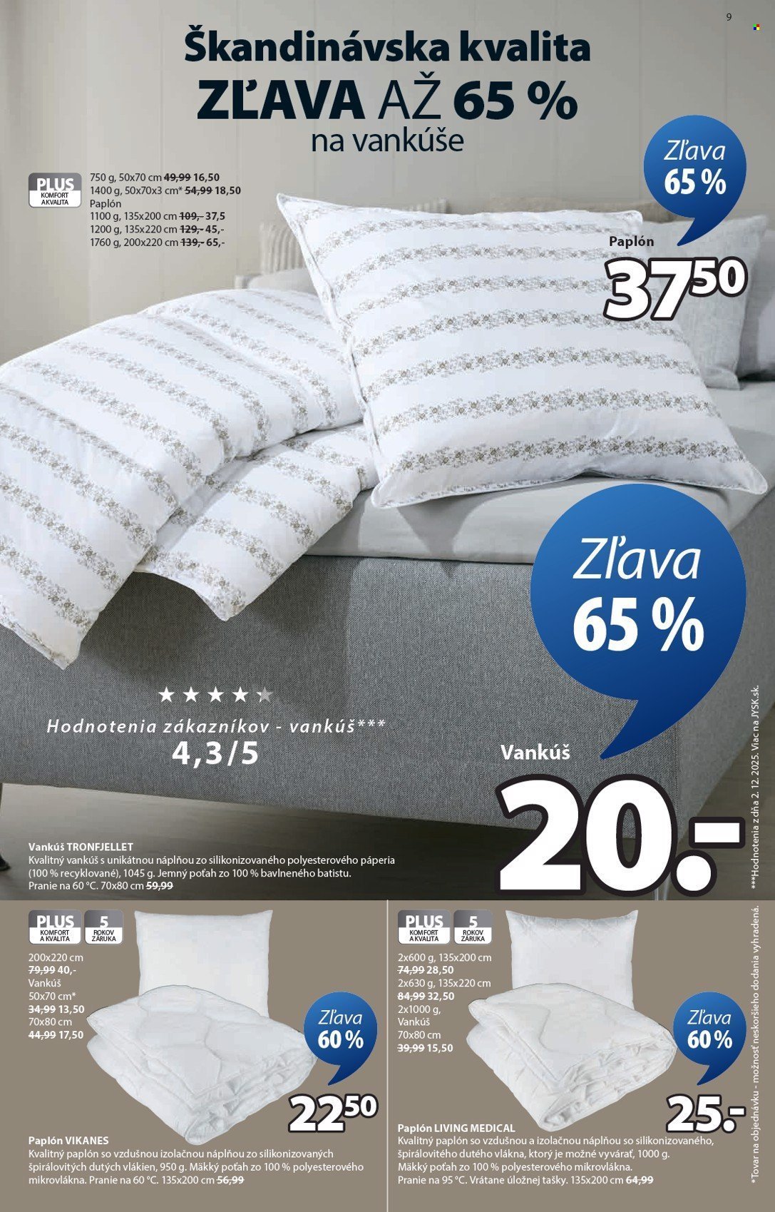 JYSK leták - Od stredy 4.2.2026 (2026-02-04 - 2026-03-08) | 10