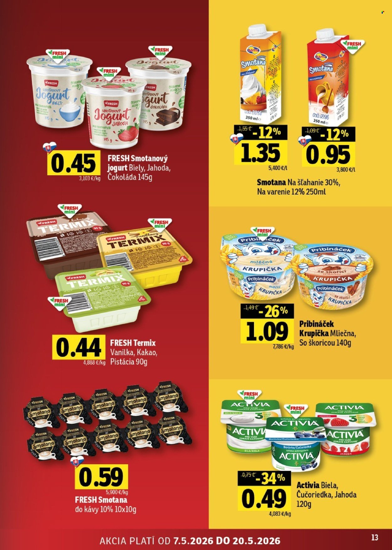 FRESH leták - Stredné a západné Slovensko (2026-05-07 - 2026-05-20) | 13