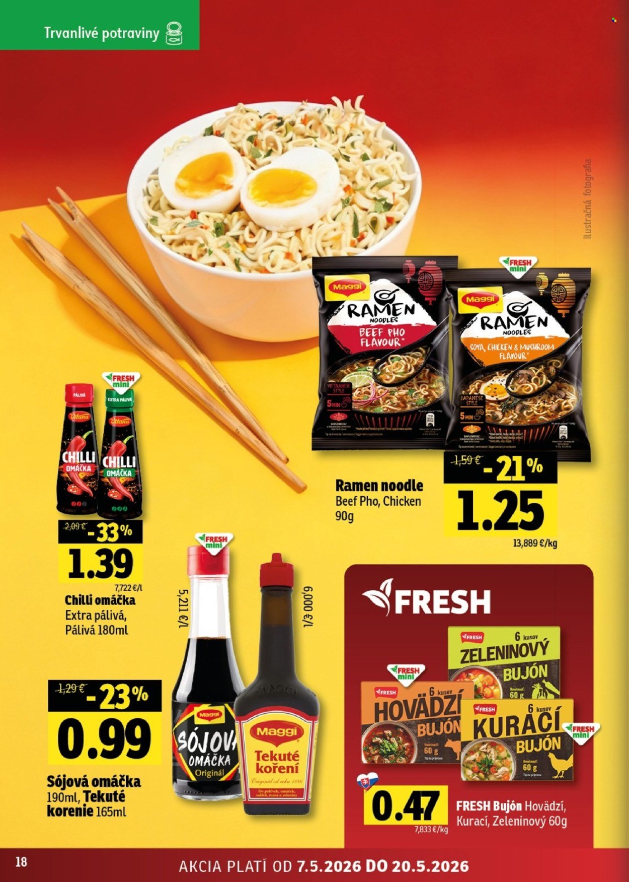 FRESH leták - Stredné a západné Slovensko (2026-05-07 - 2026-05-20) | 18