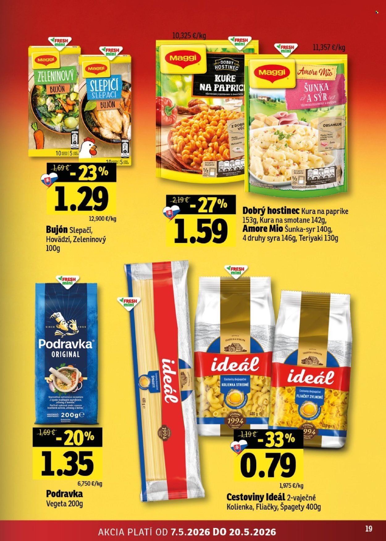 FRESH leták - Stredné a západné Slovensko (2026-05-07 - 2026-05-20) | 19