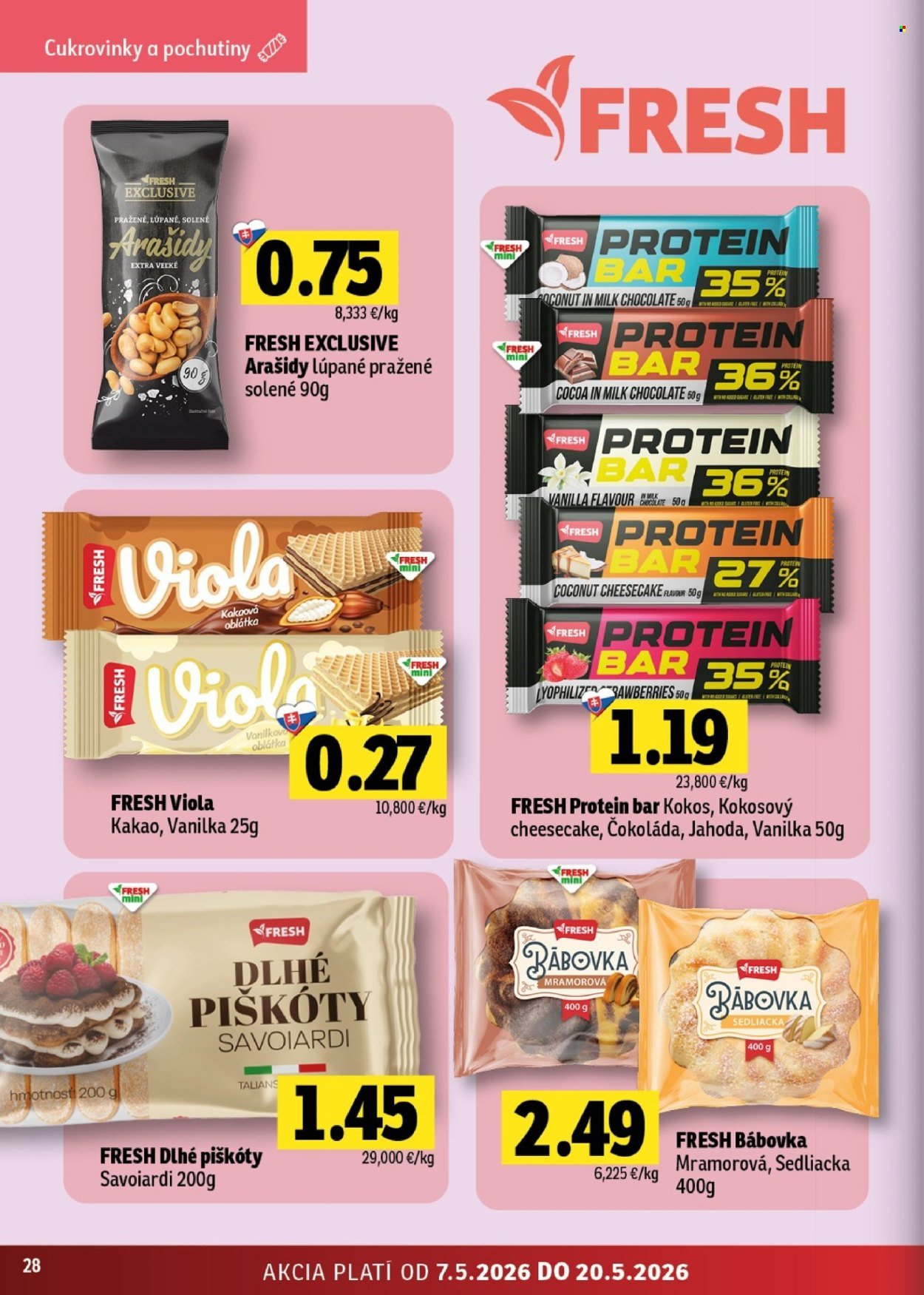 FRESH leták - Stredné a západné Slovensko (2026-05-07 - 2026-05-20) | 28