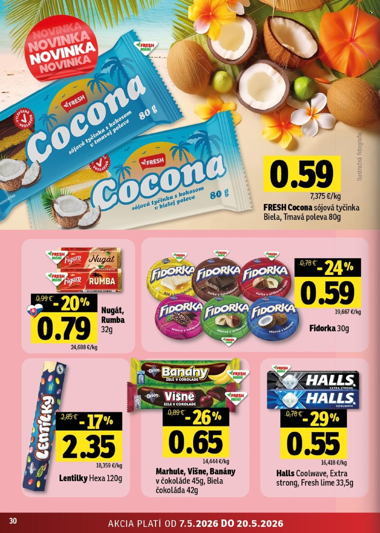 FRESH leták - Stredné a západné Slovensko (2026-05-07 - 2026-05-20) | 30